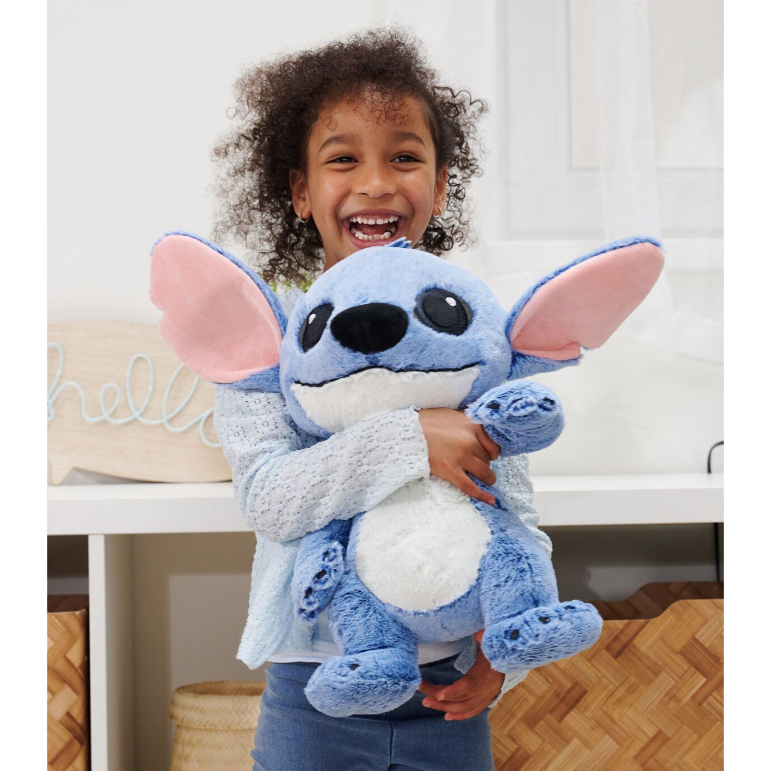 Peluche Stitch Disney Live Action 41 cm, Morbido e Originale - Disney Stitch