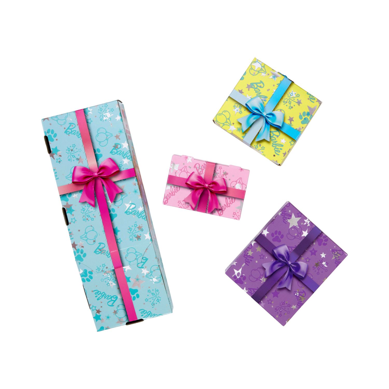 Barbie Party Unboxed Birthday Bows – Bambola Compleanno con 10 Sorprese e Look Cangiante - Barbie