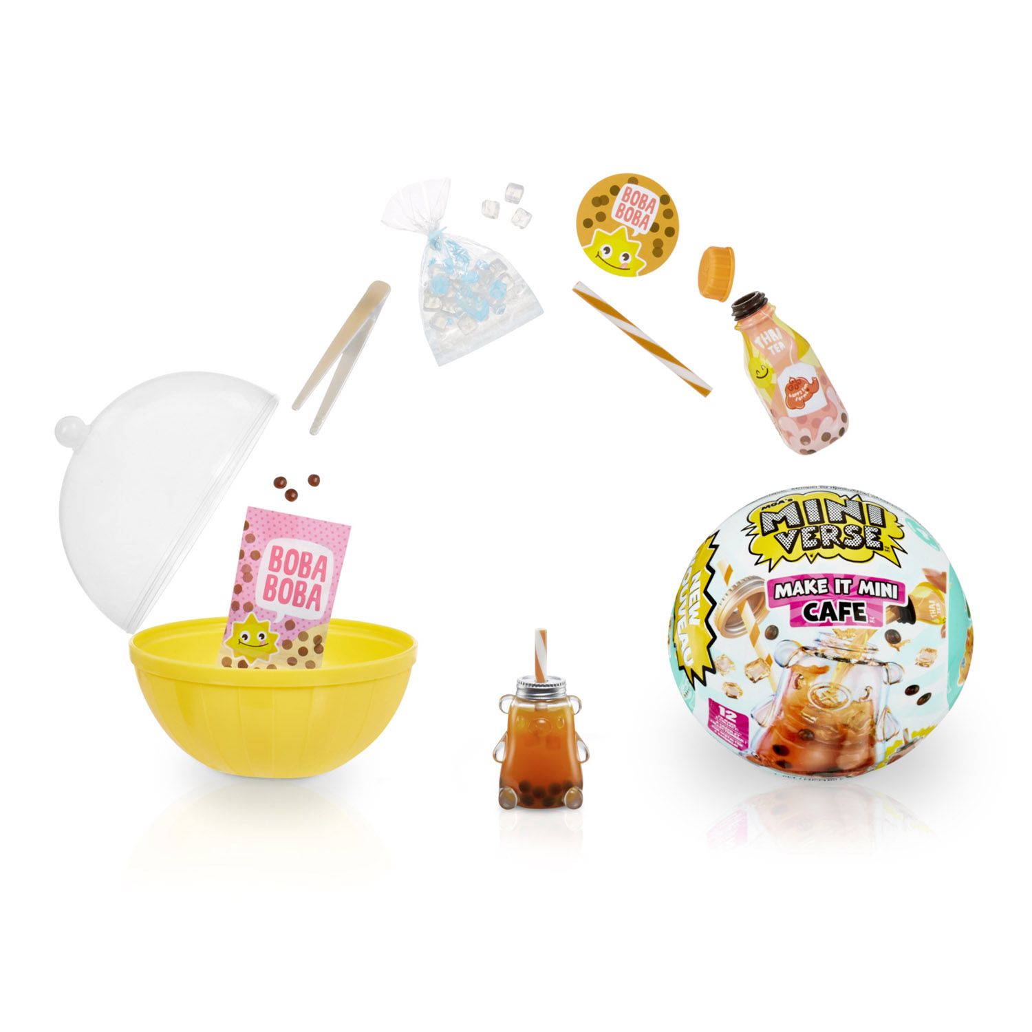 MGA’s Miniverse Make It Mini Café S4 – Miniature in resina: dolci e bevande da collezione - Miniverse MGA