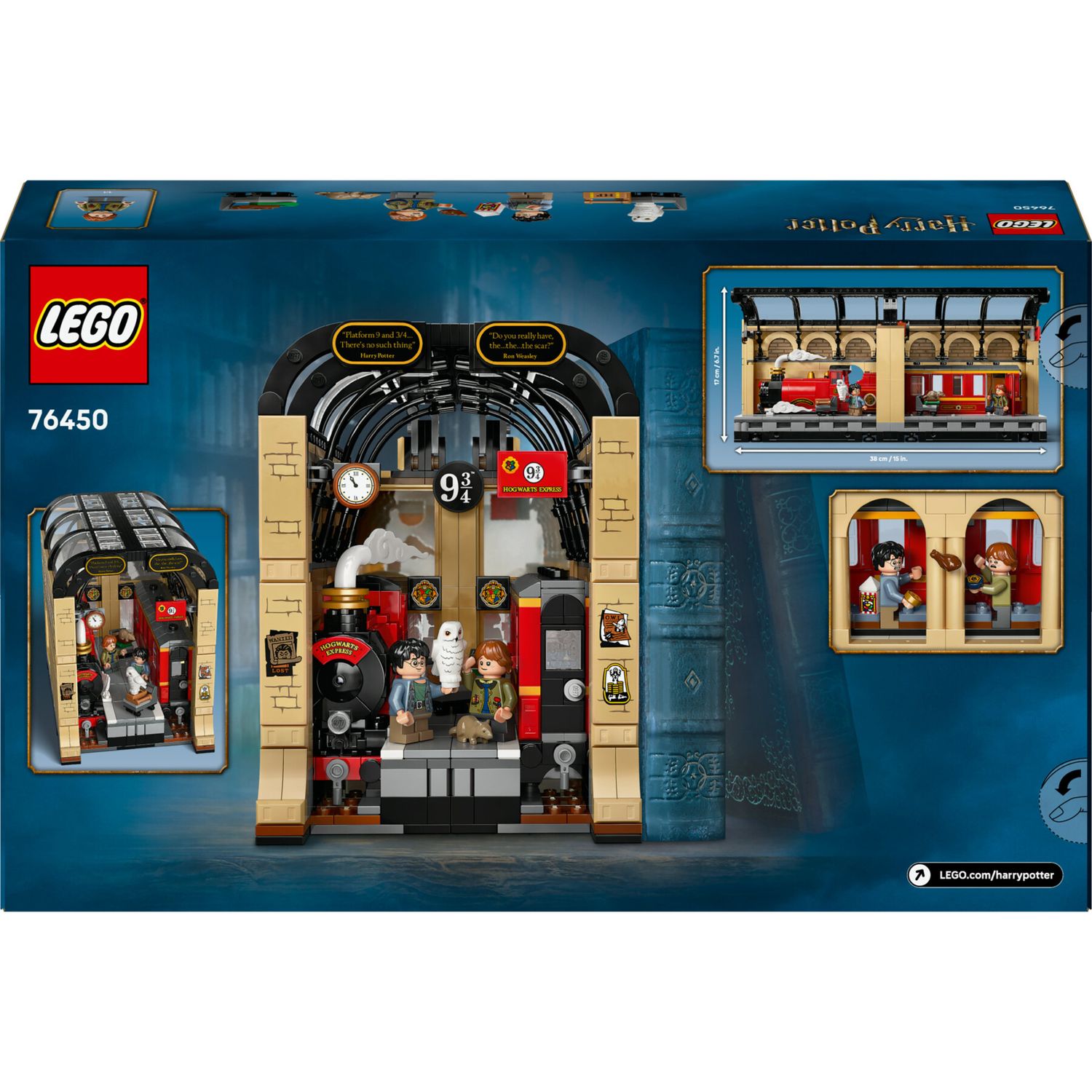 LEGO Harry Potter 76450 Book Nook Hogwarts Express: treno, 4 personaggi - Harry Potter, LEGO