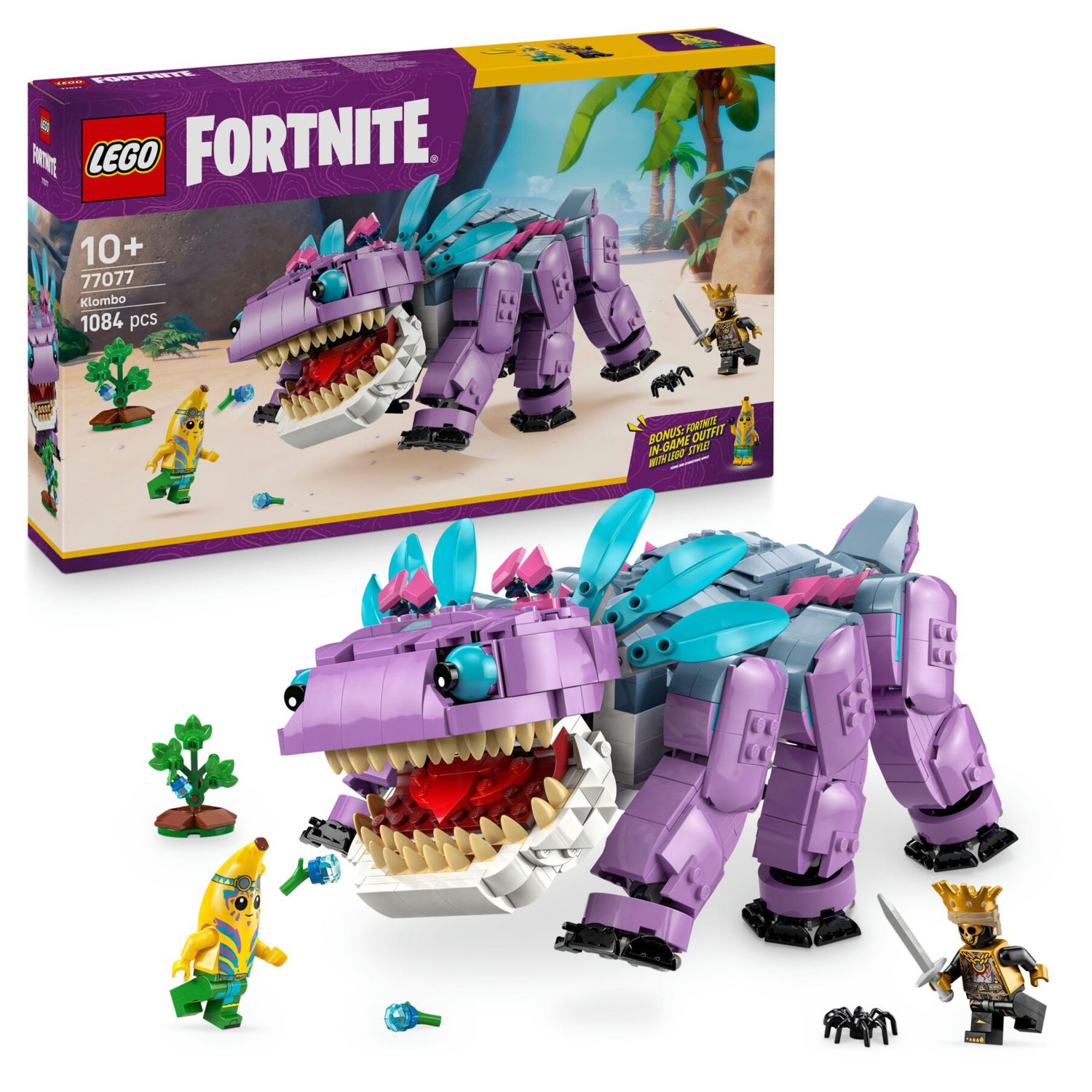 LEGO Fortnite 77077 Klombo: action figure, 2 minifigure, gaming - Fortnite, LEGO