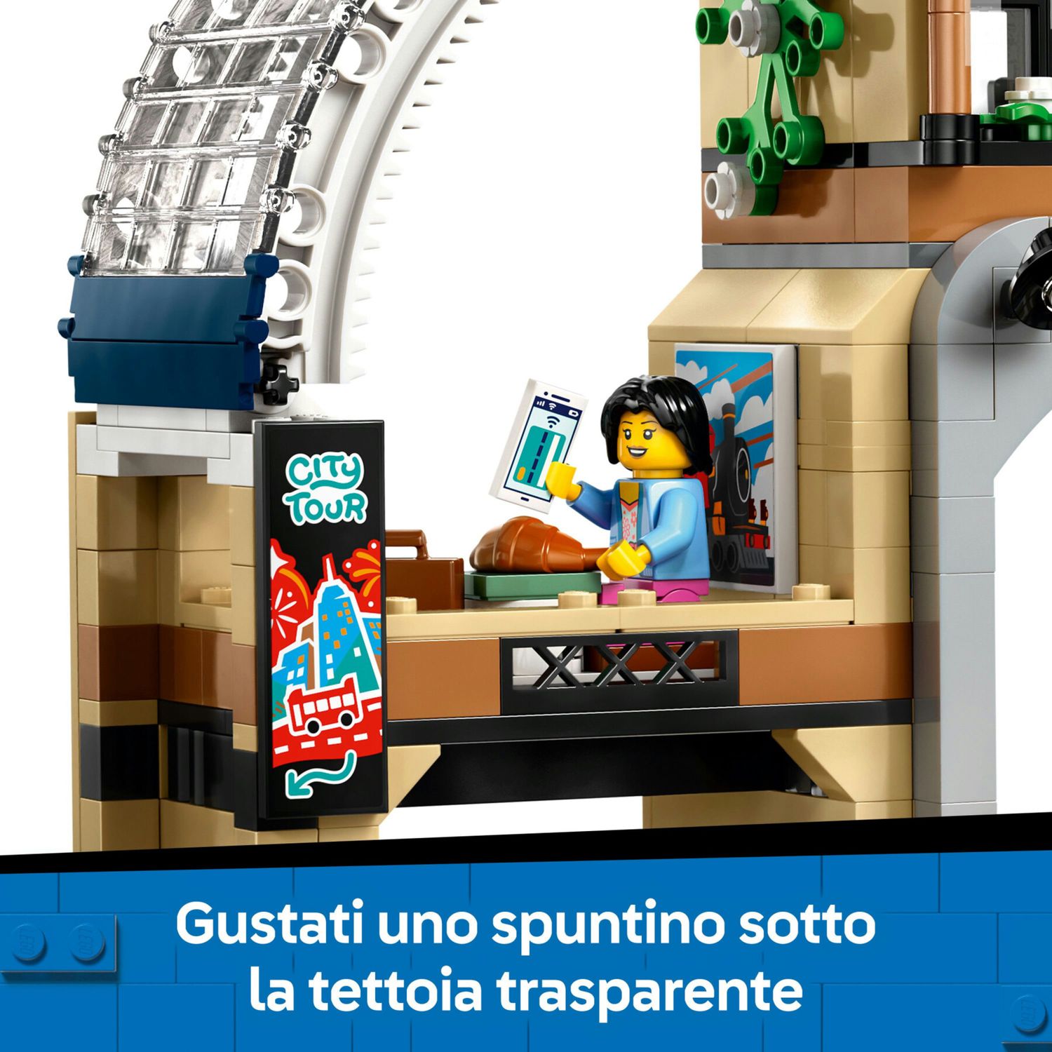 LEGO City 60469 Stazione centrale: veicolo, ascensore, binario - LEGO