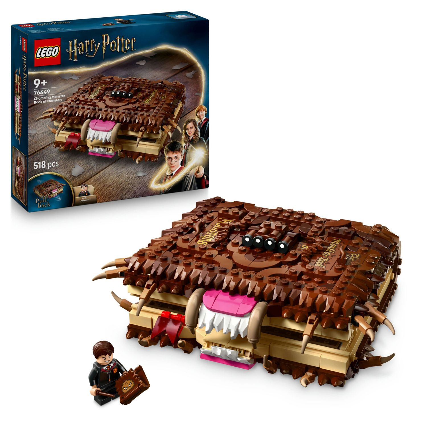 LEGO Harry Potter 76449 Libro mostro: interattivo, pull-back - Harry Potter, LEGO