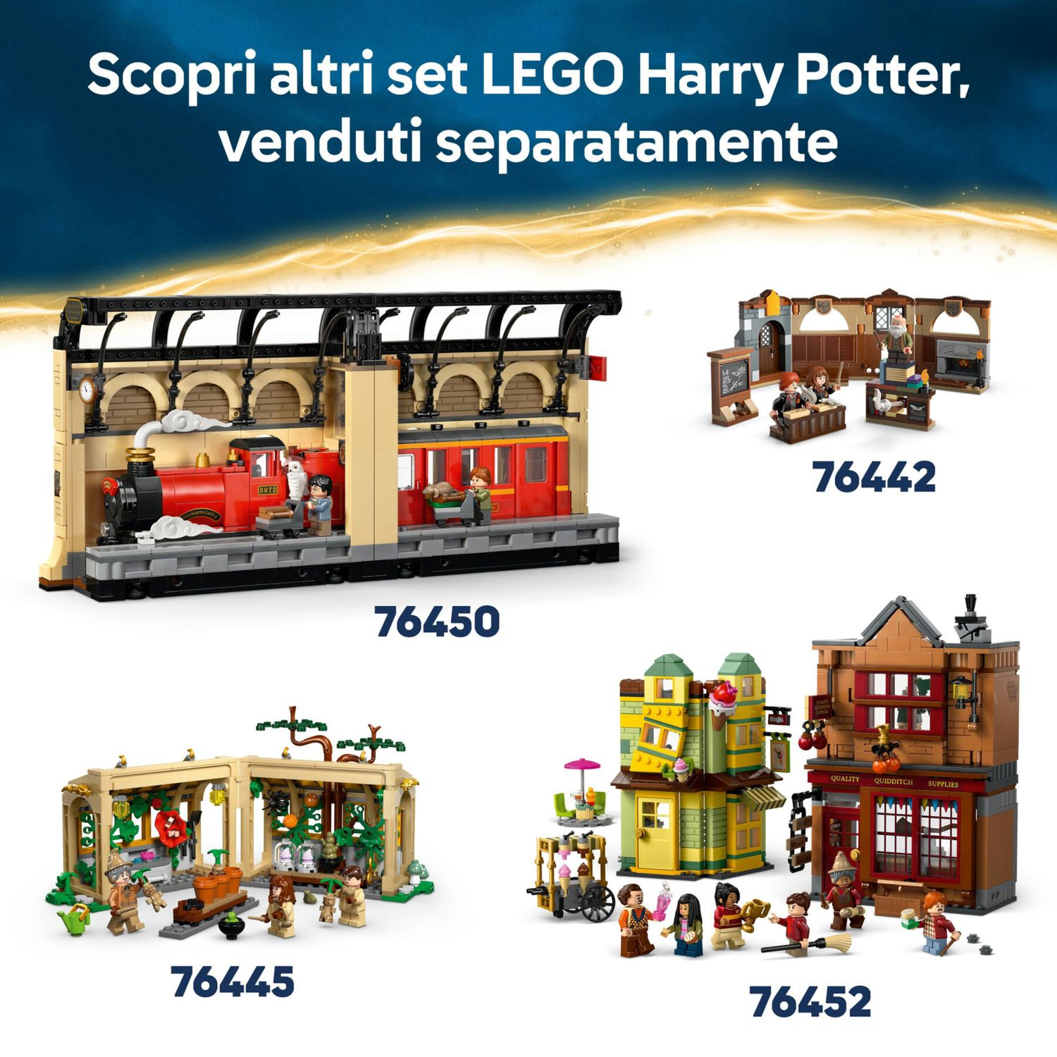 LEGO Harry Potter 76454 Hogwarts: Torre scalinata, modulare - Harry Potter, LEGO