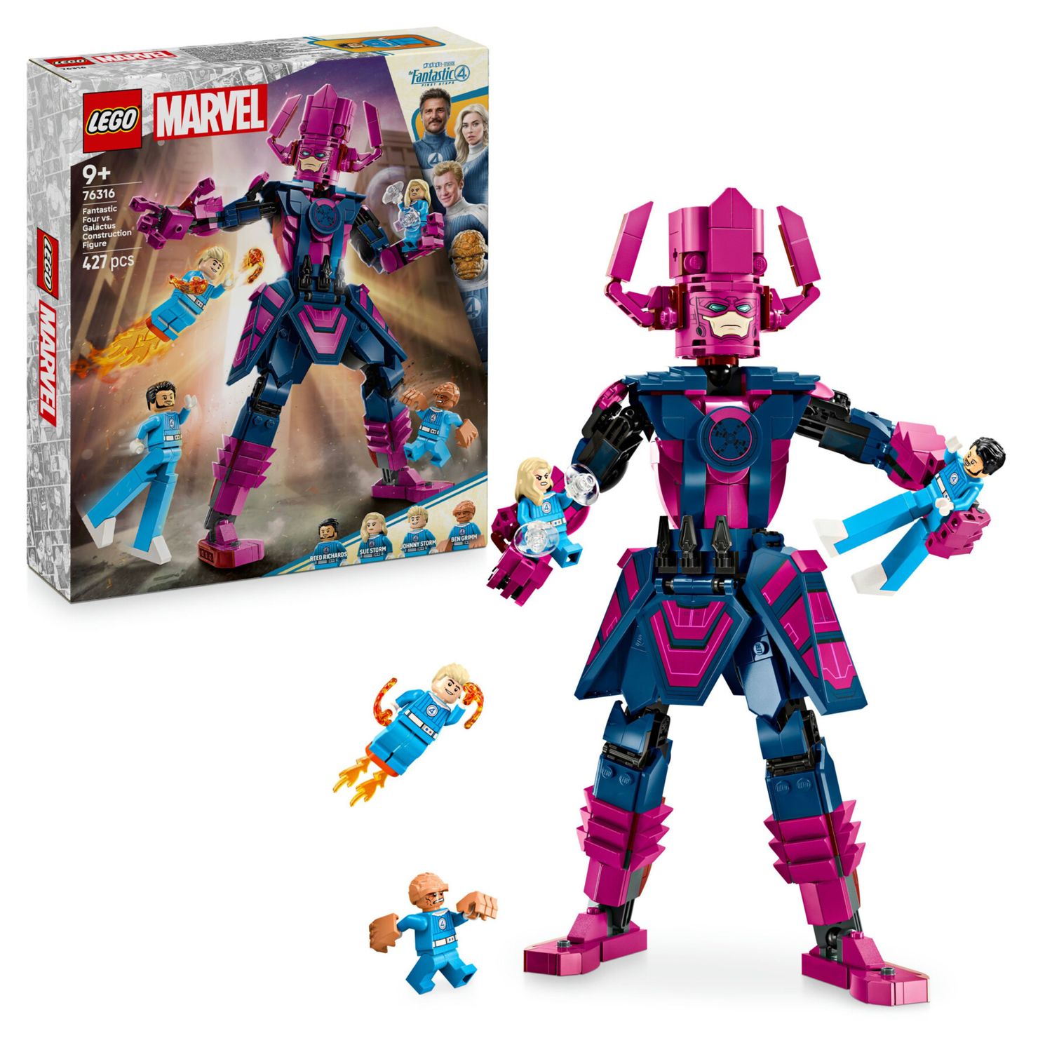 LEGO Marvel 76316 Galactus, personaggio costruibile con minifigure - LEGO, Marvel