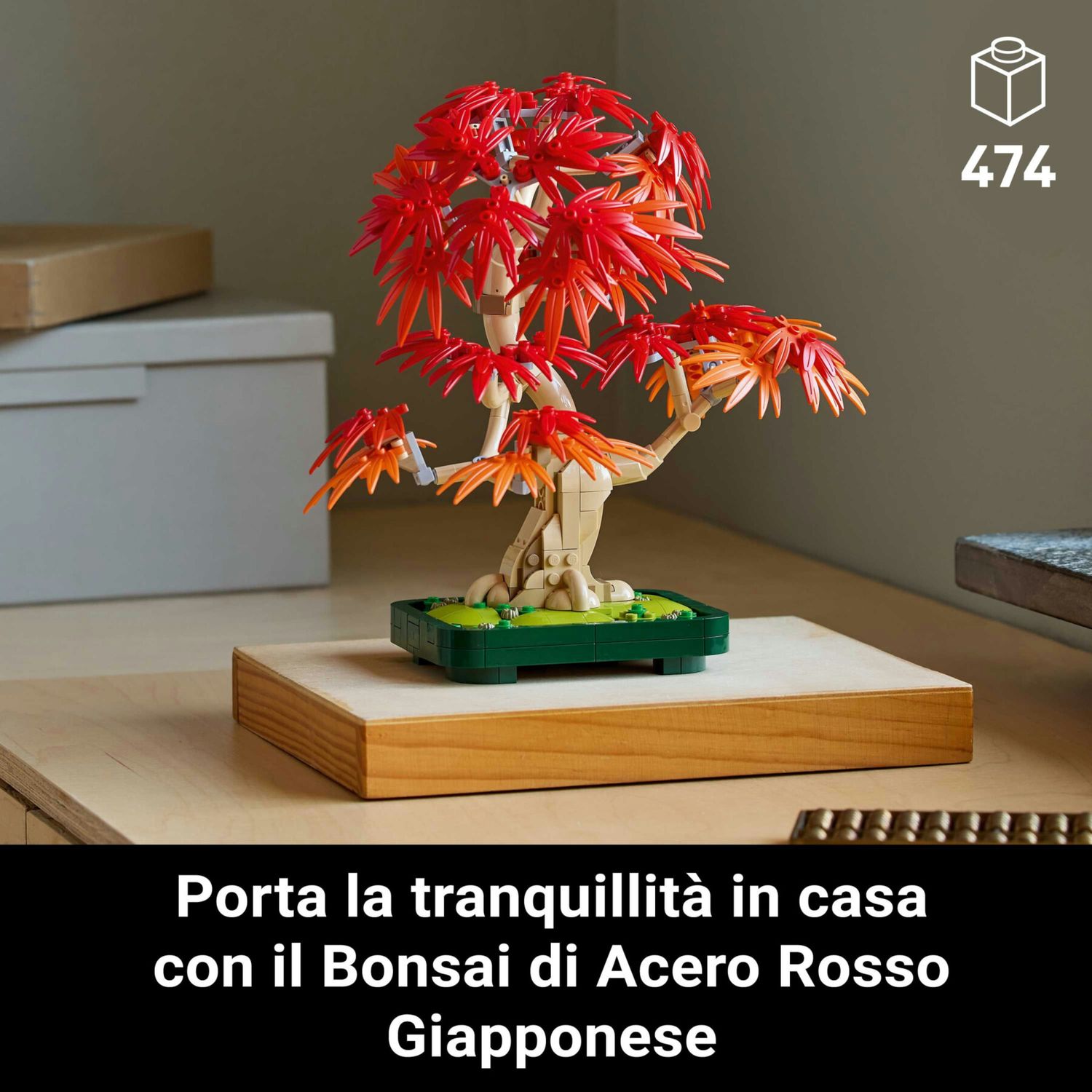 LEGO Botanicals 10348 Bonsai acero rosso - LEGO