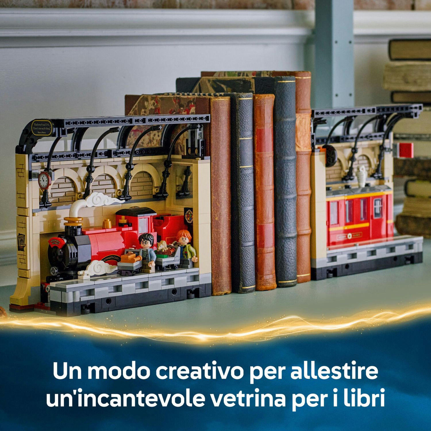 LEGO Harry Potter 76450 Book Nook Hogwarts Express: treno, 4 personaggi - Harry Potter, LEGO