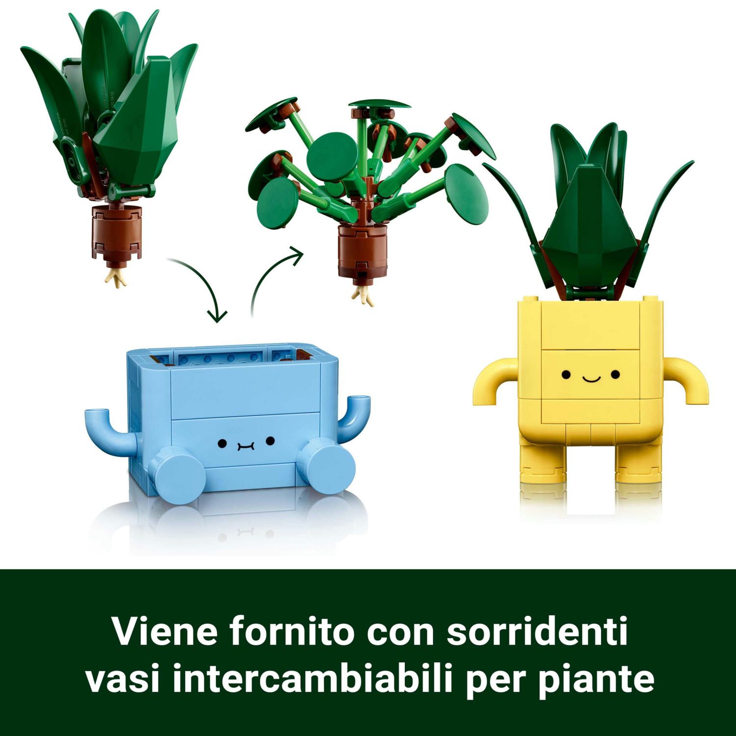 LEGO Botanicals 10349 Piantine felici - LEGO
