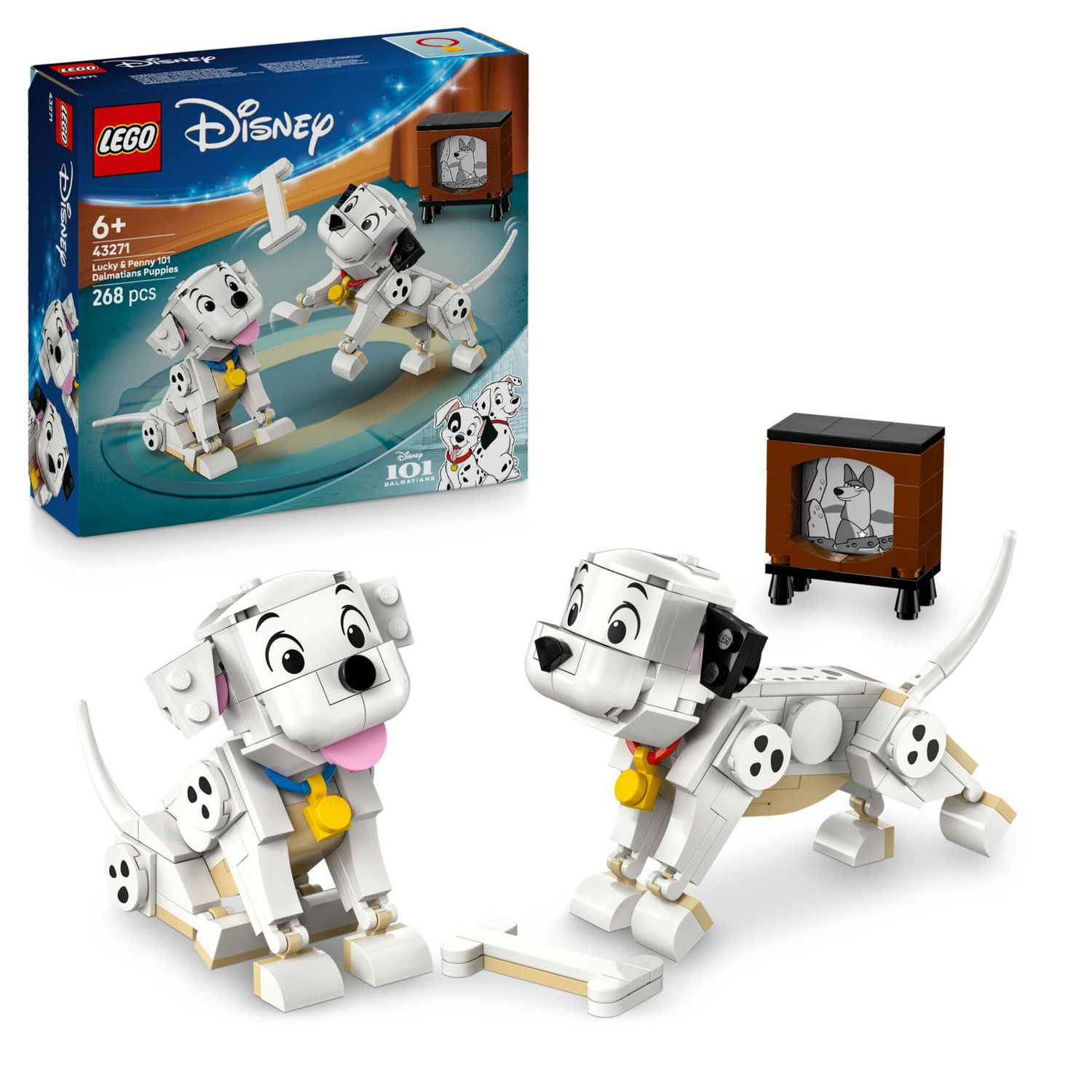 LEGO Disney Oceania 43271 Pongo e Peggy, La carica dei 101 - LEGO