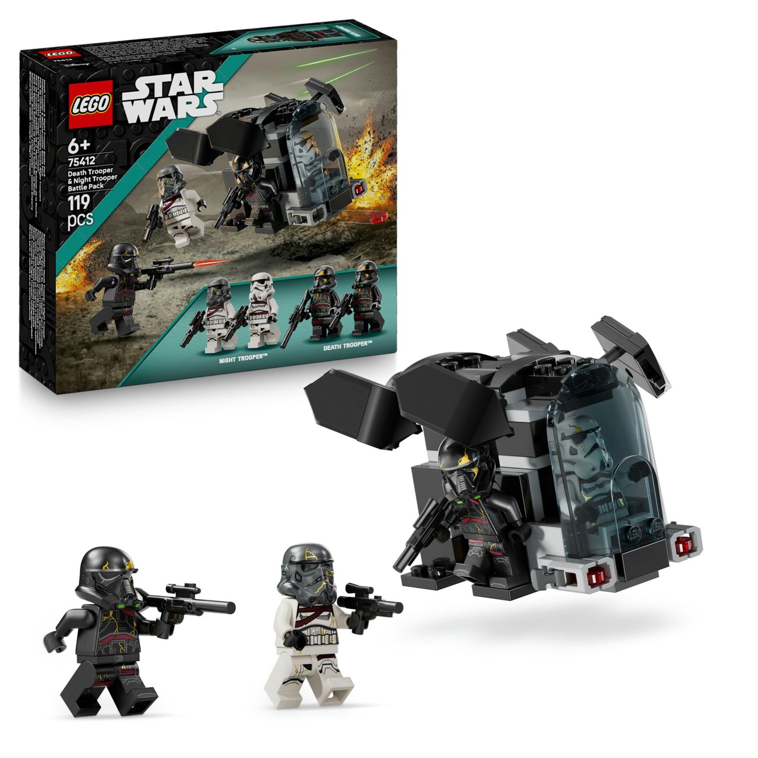 LEGO Star Wars 75412 Battle pack death trooper: astronave, 4 minifigure - LEGO, Star Wars