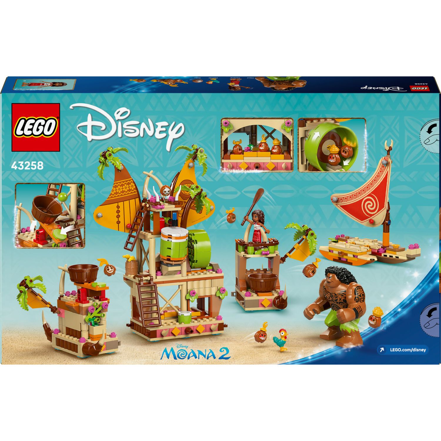 LEGO Disney Oceania Oceania 2 43258: Barcone Kakamora - LEGO
