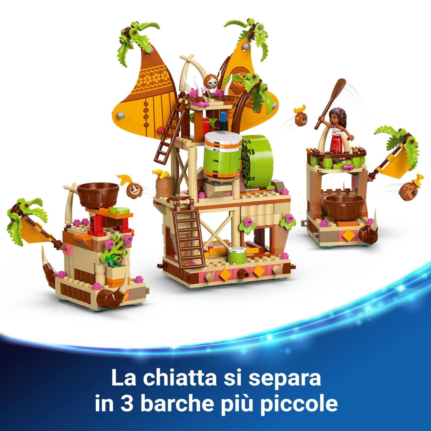LEGO Disney Oceania Oceania 2 43258: Barcone Kakamora - LEGO
