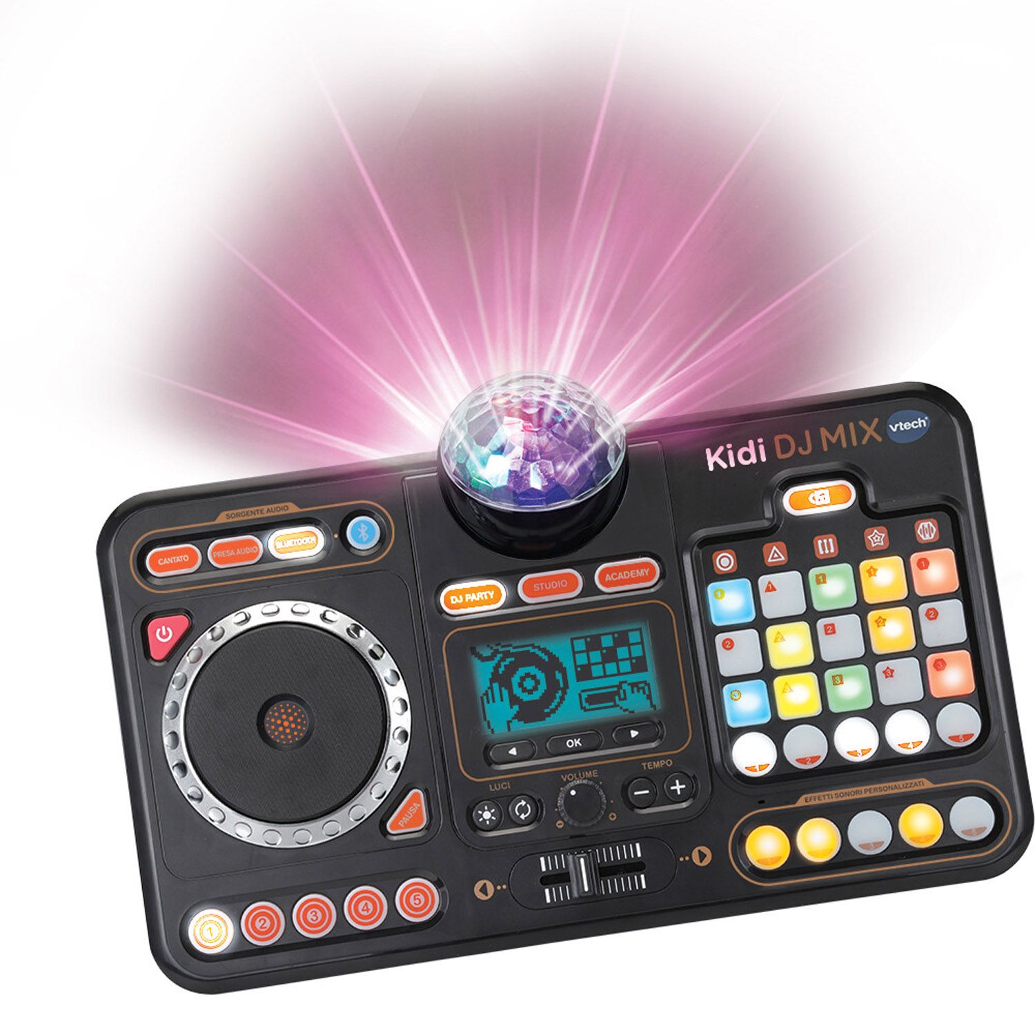 Kidi DJ Mix, Console musicale per bambini DJ e mix - VTech