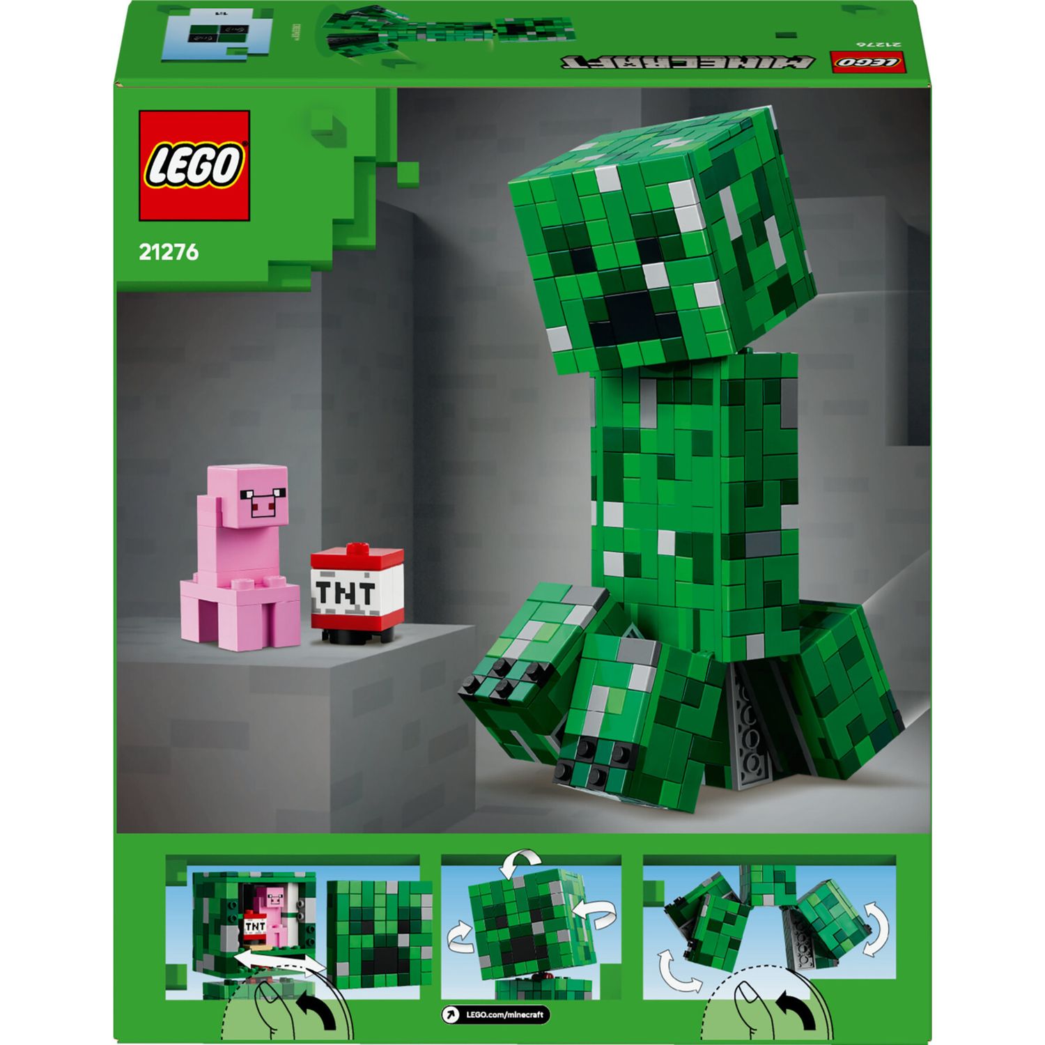 LEGO Minecraft 21276 Creeper: action figure snodabile, segreto - LEGO, Minecraft