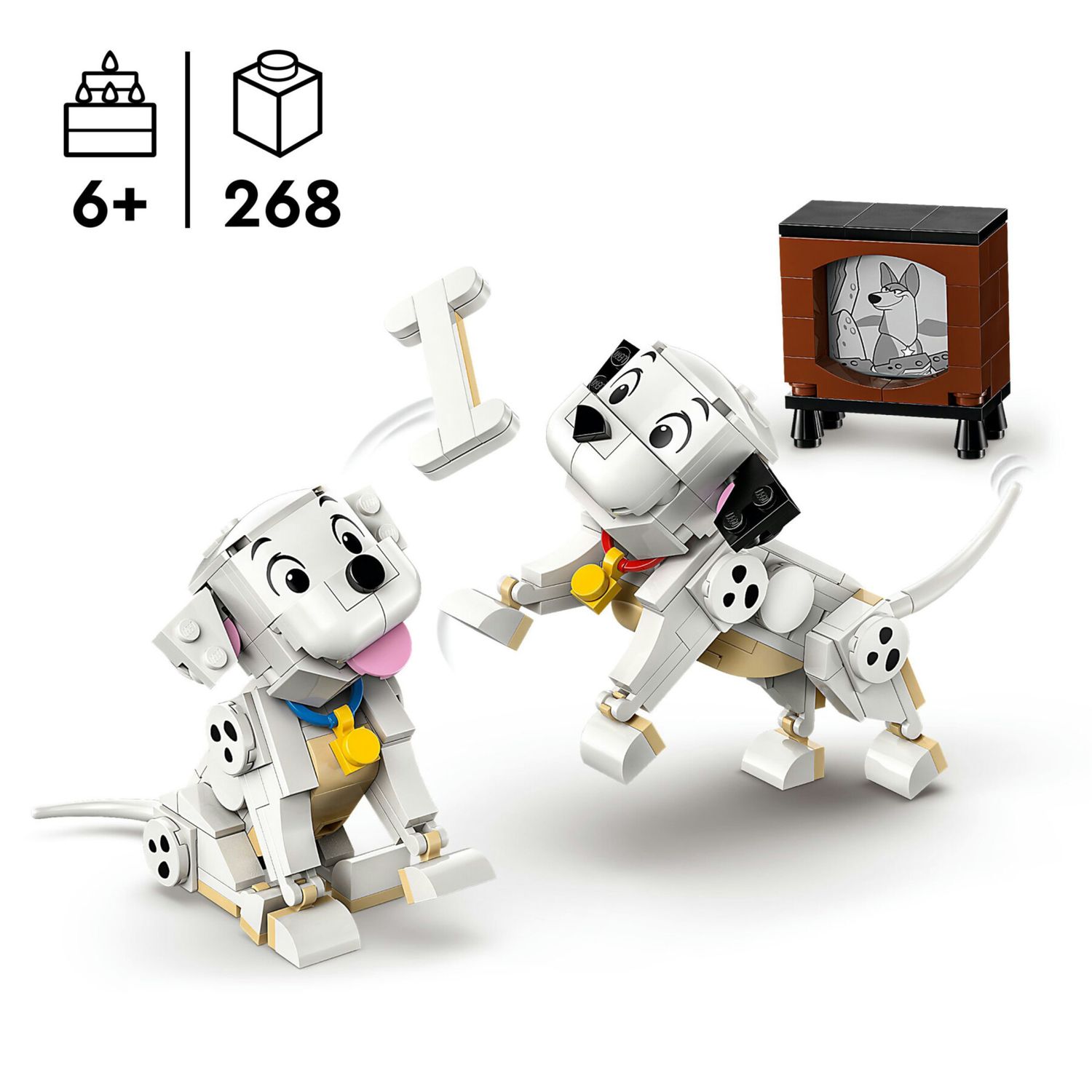 LEGO Disney Oceania 43271 Pongo e Peggy, La carica dei 101 - LEGO