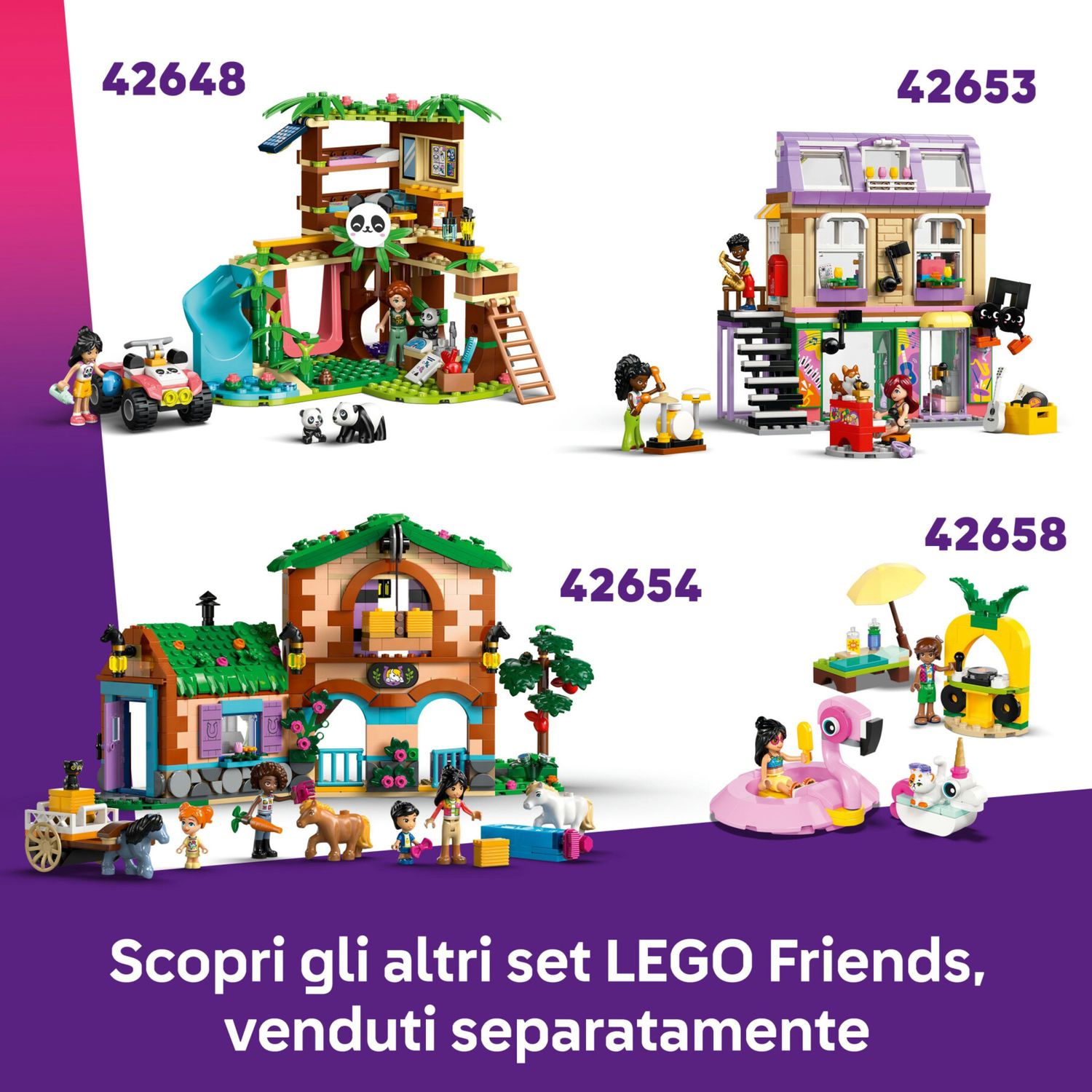 LEGO Friends 42642 Movie Night Amicizia: 2 Mini Bamboline - LEGO