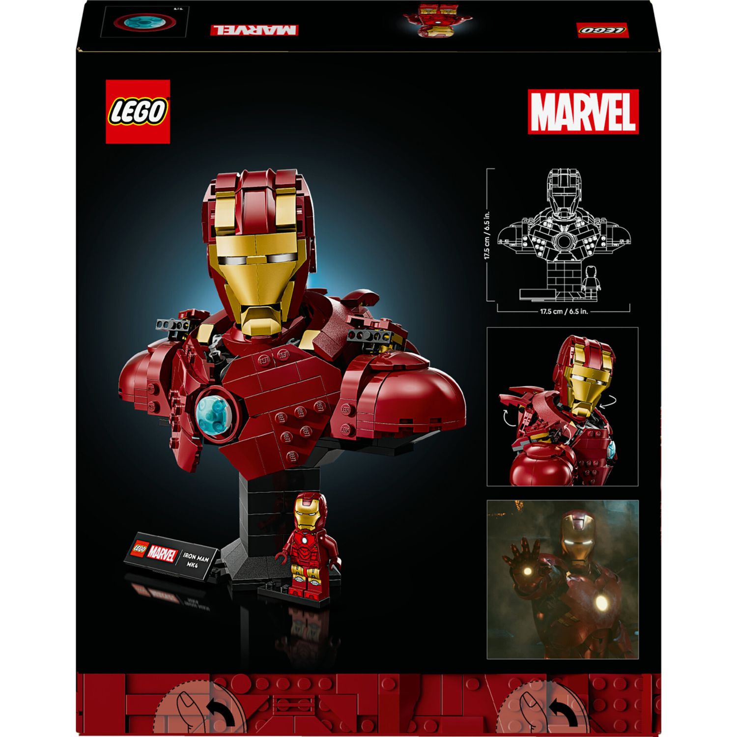 LEGO Marvel 76327 Busto di Iron Man MK4 - LEGO, Marvel