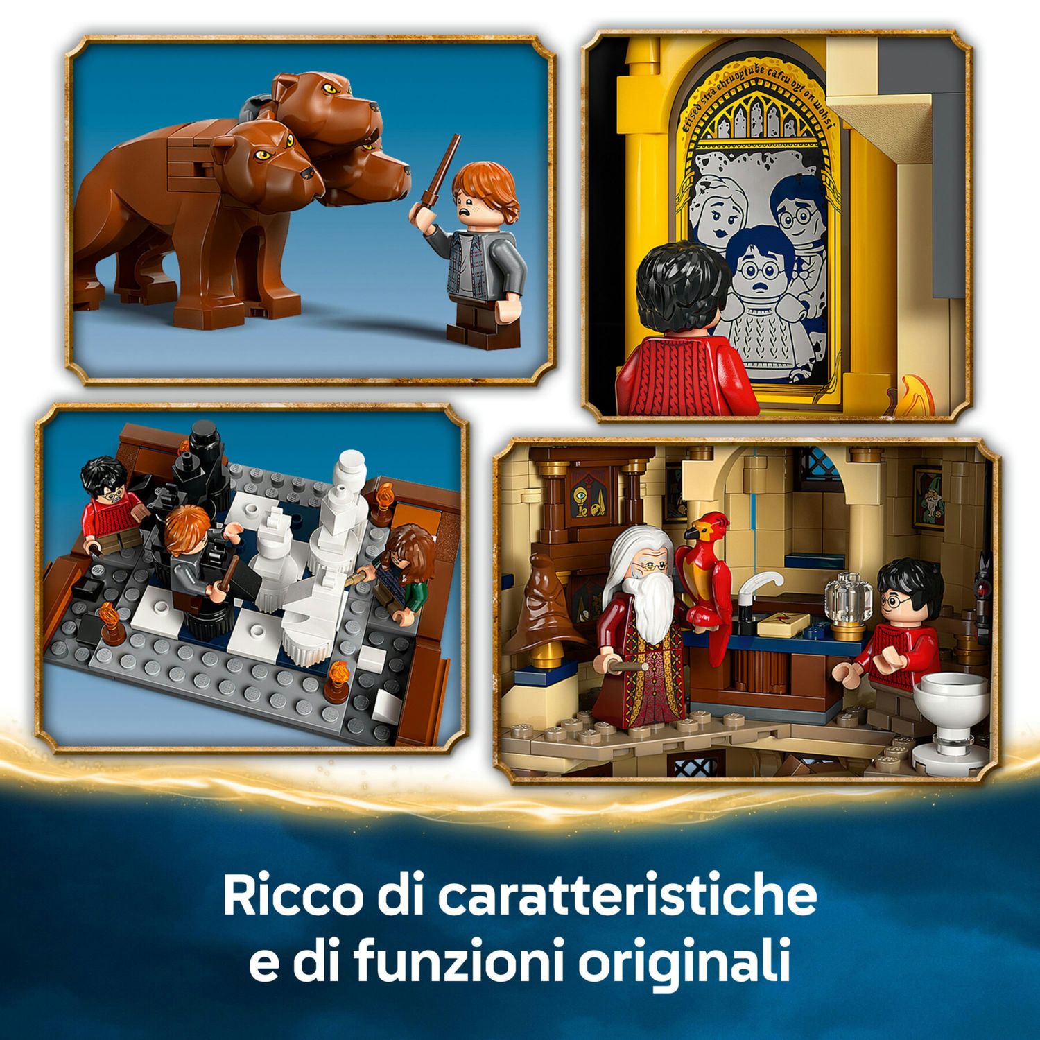 LEGO Harry Potter 76454 Hogwarts: Torre scalinata, modulare - Harry Potter, LEGO