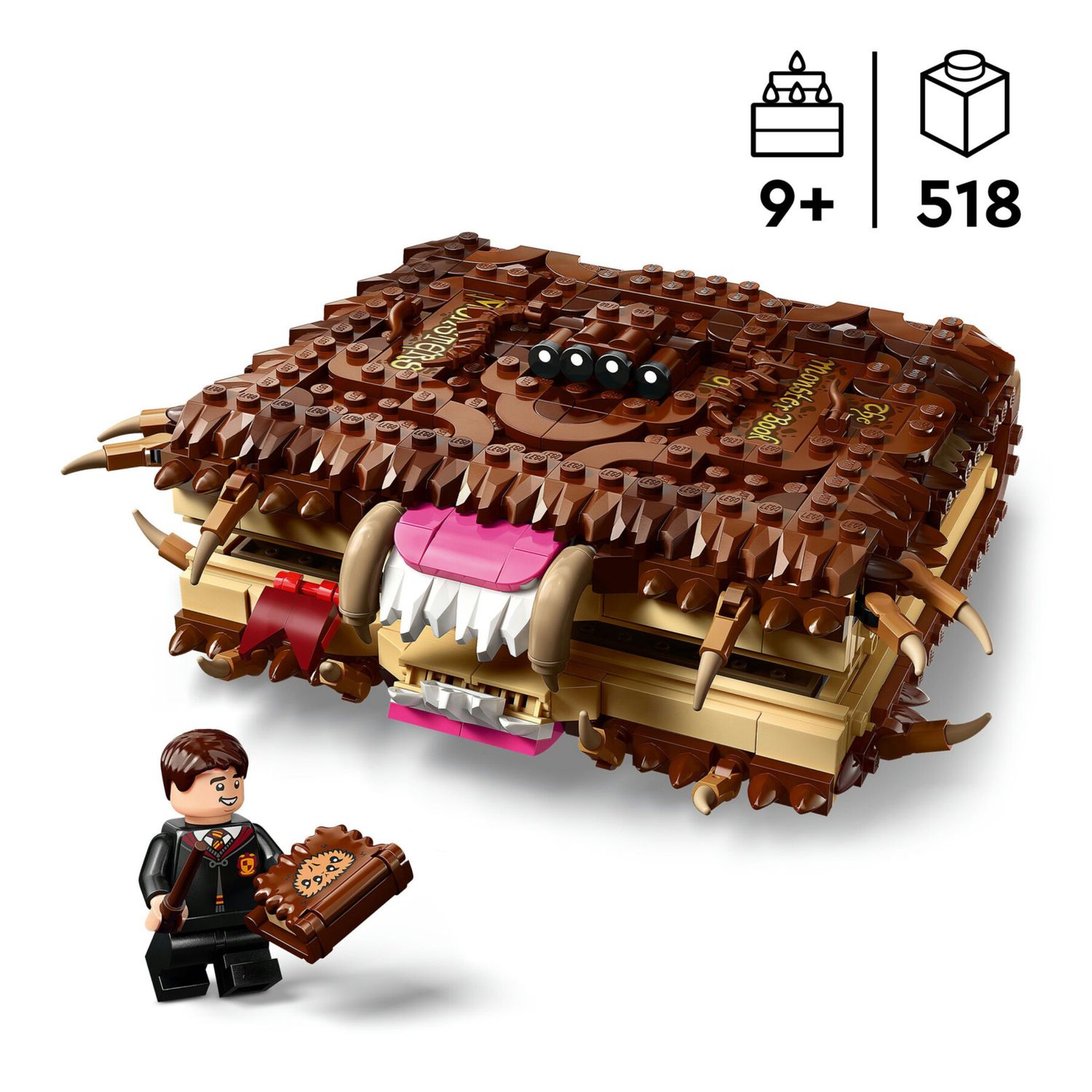LEGO Harry Potter 76449 Libro mostro: interattivo, pull-back - Harry Potter, LEGO