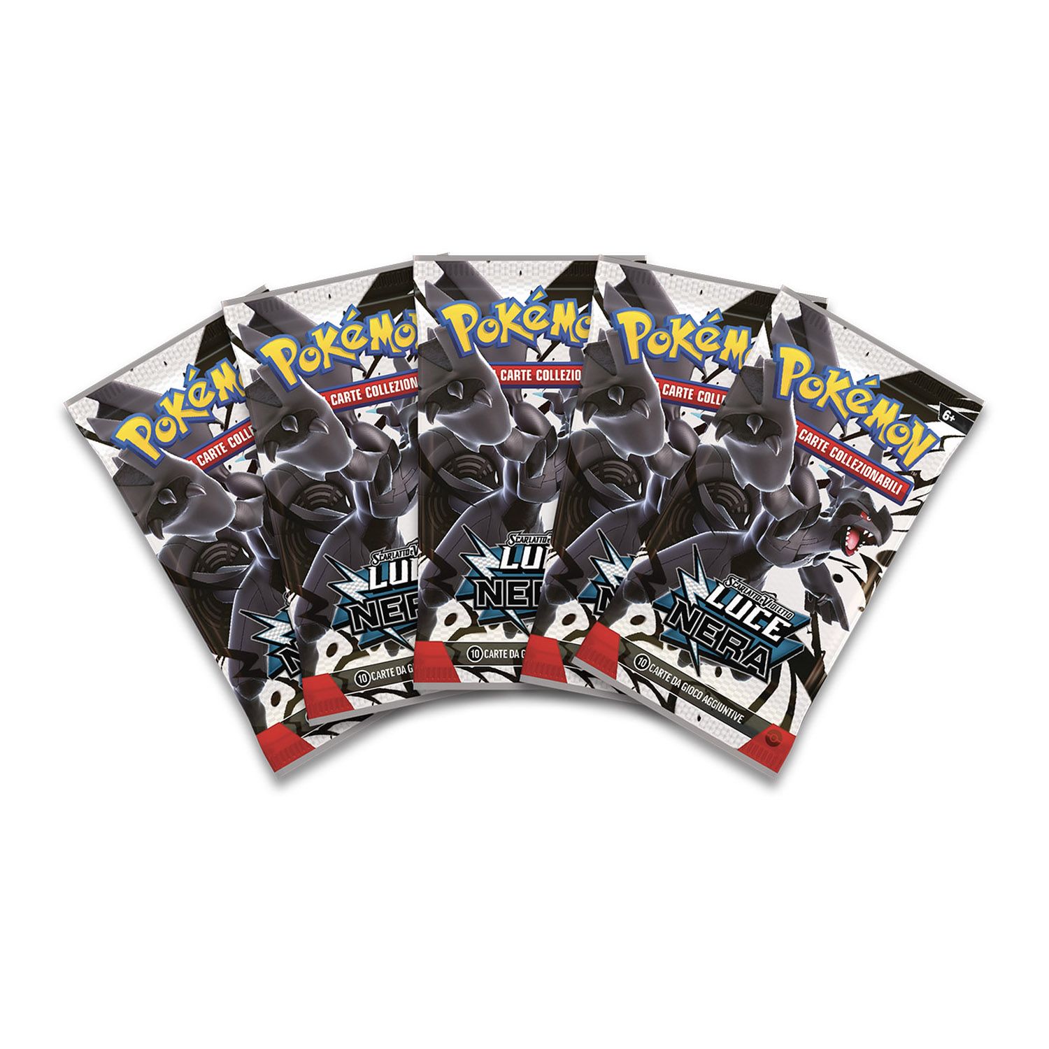 Collezione Con Raccoglitore Scarlatto e Violetto, Luce Nera - Pokémon