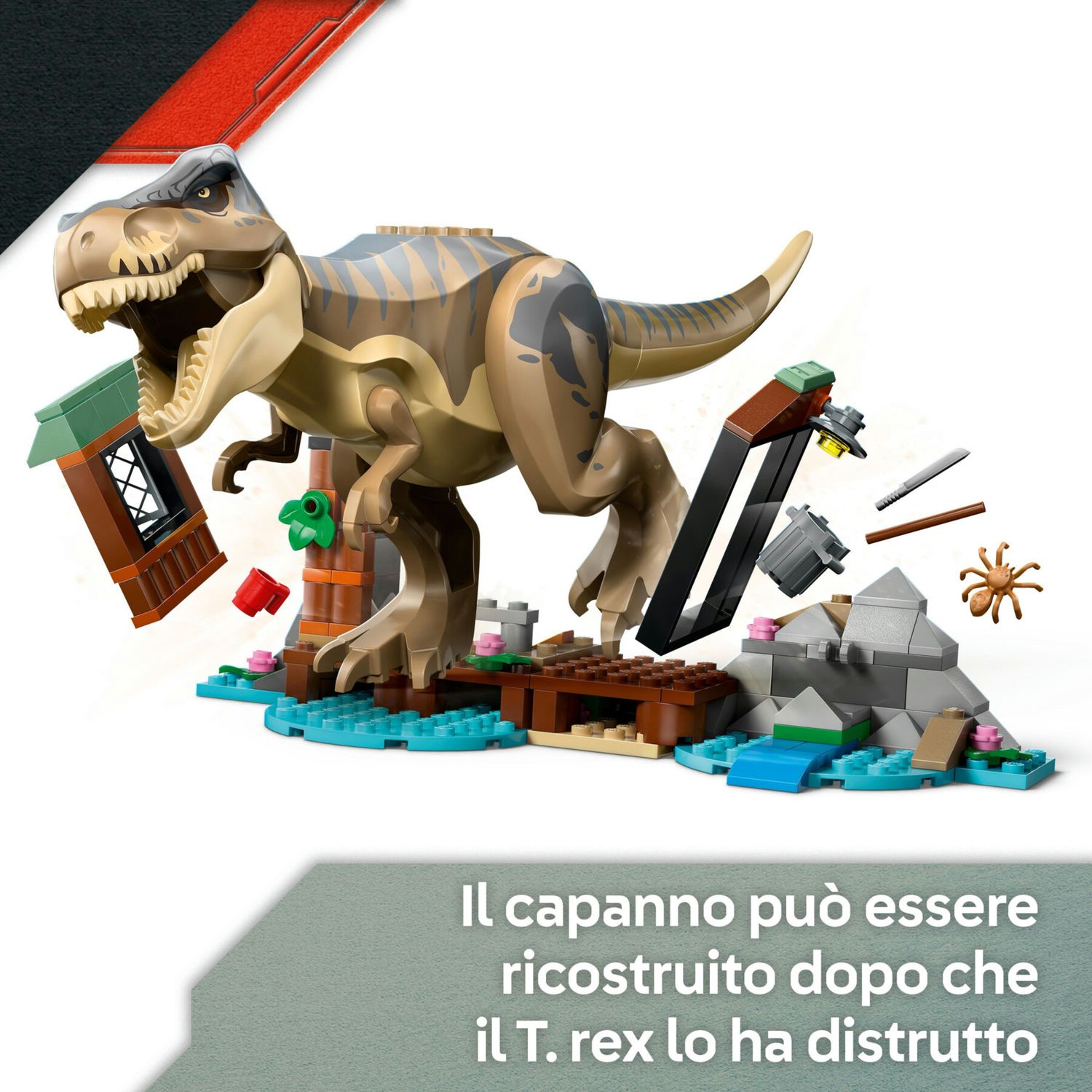 LEGO Jurassic World 76975 Fuga sul fiume dal T. Rex - Jurassic World, LEGO