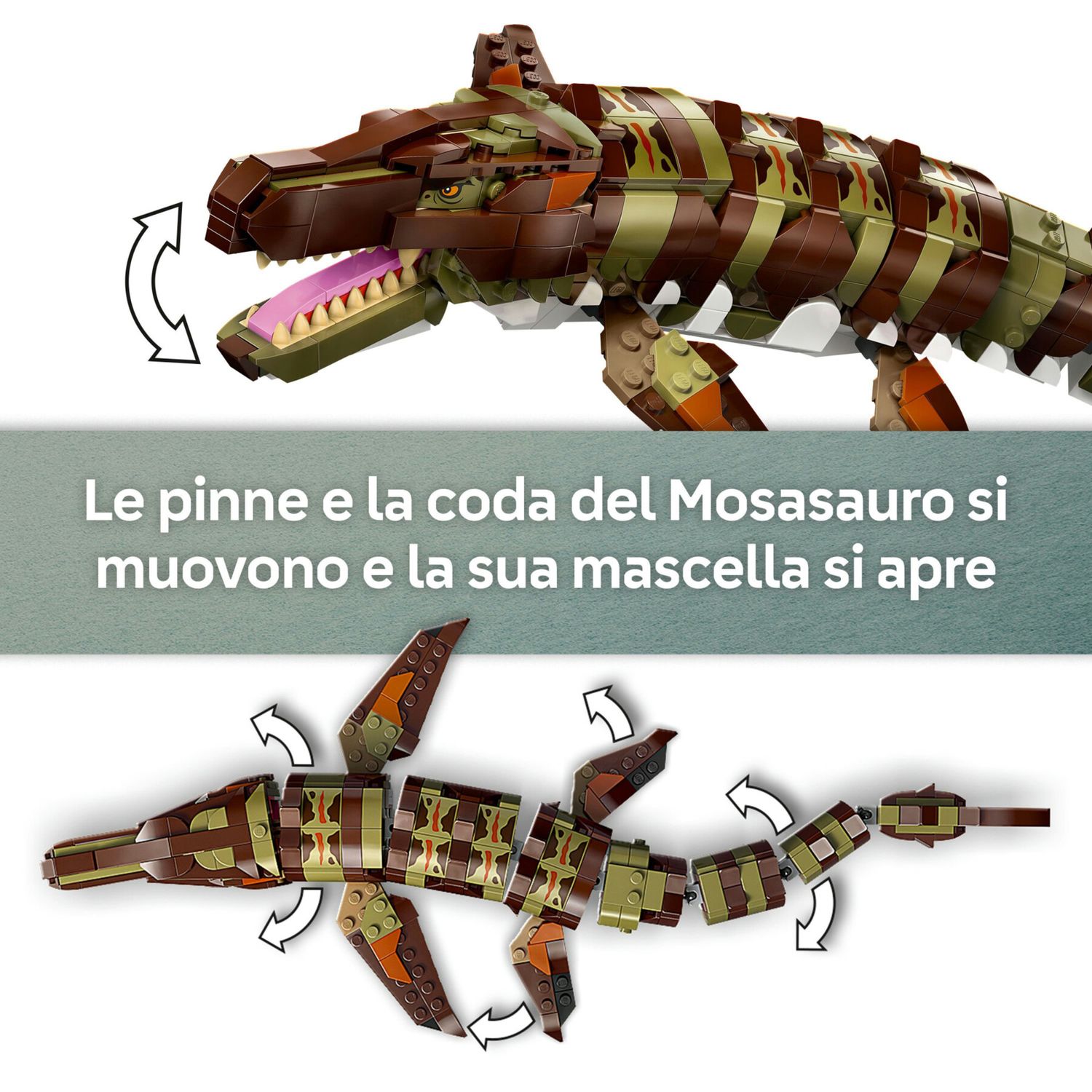 LEGO Jurassic World 76974 Attacco del Mosasauro - Jurassic World, LEGO