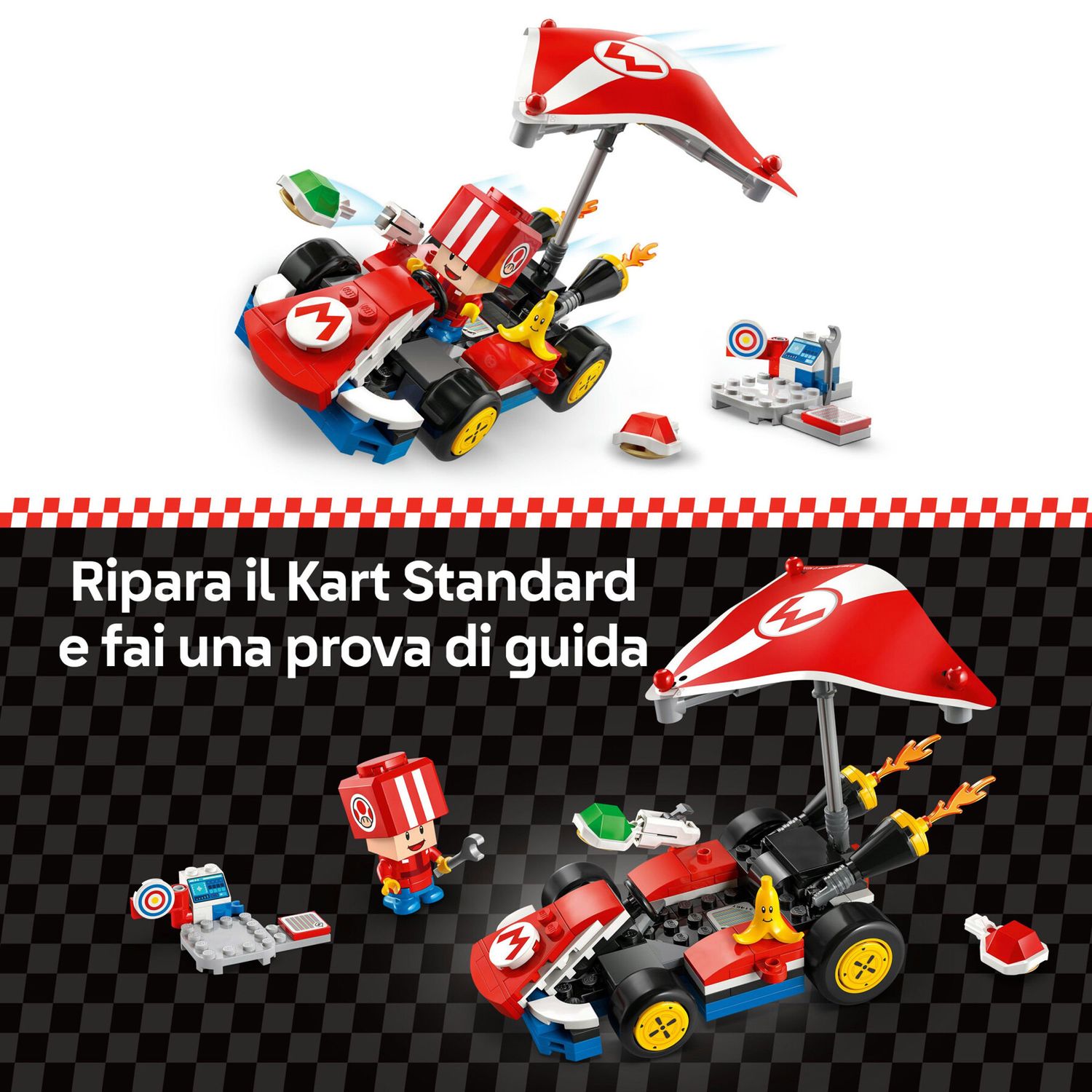 LEGO Super Mario 72032 Mario Kart : Kart Standard - LEGO, Super Mario