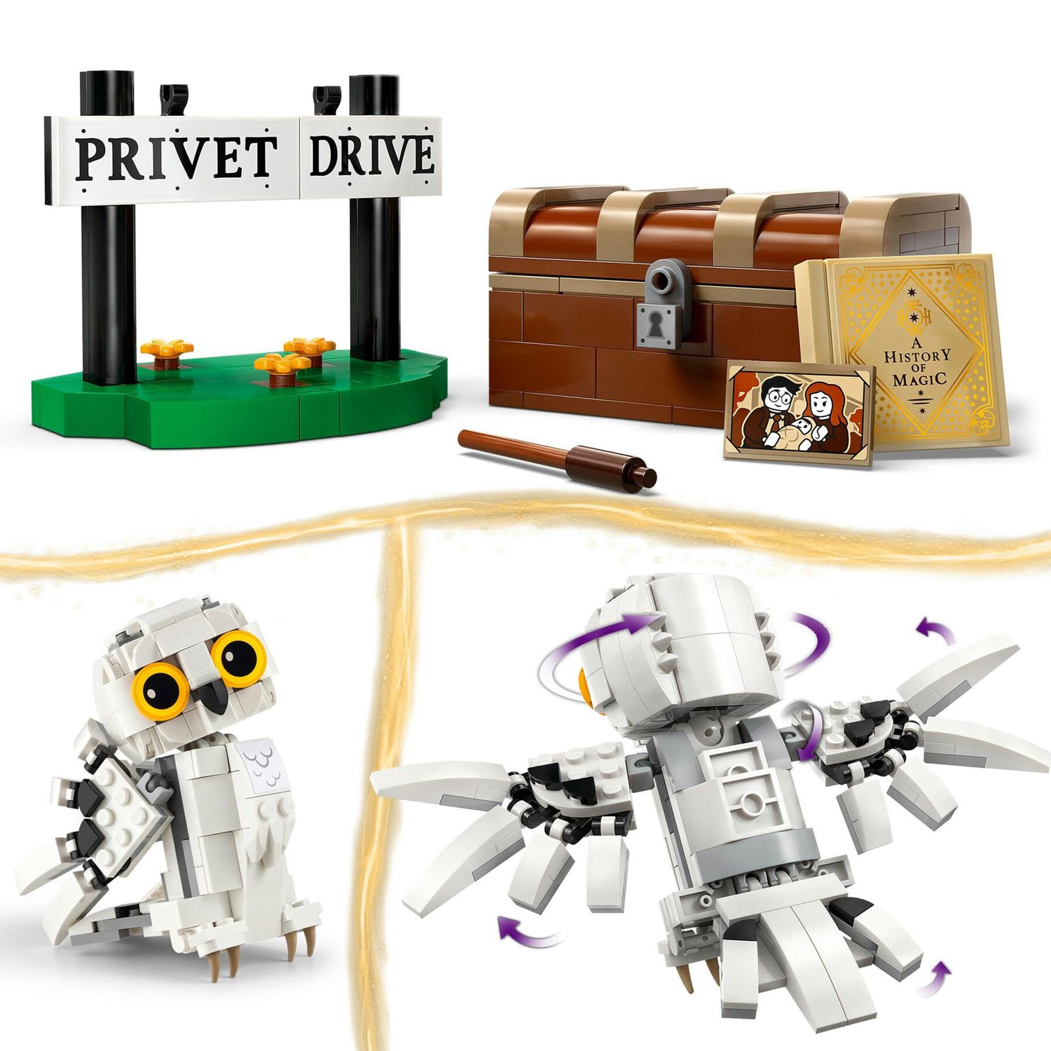 LEGO Harry Potter 76425 Edvige Al Numero 4 di Privet Drive - Harry Potter, LEGO