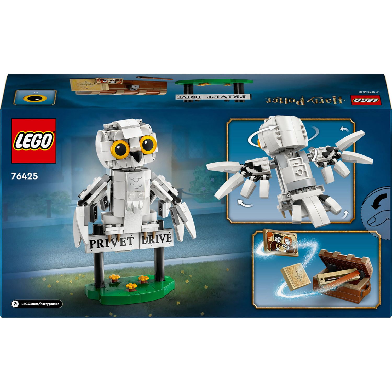 LEGO Harry Potter 76425 Edvige Al Numero 4 di Privet Drive - Harry Potter, LEGO