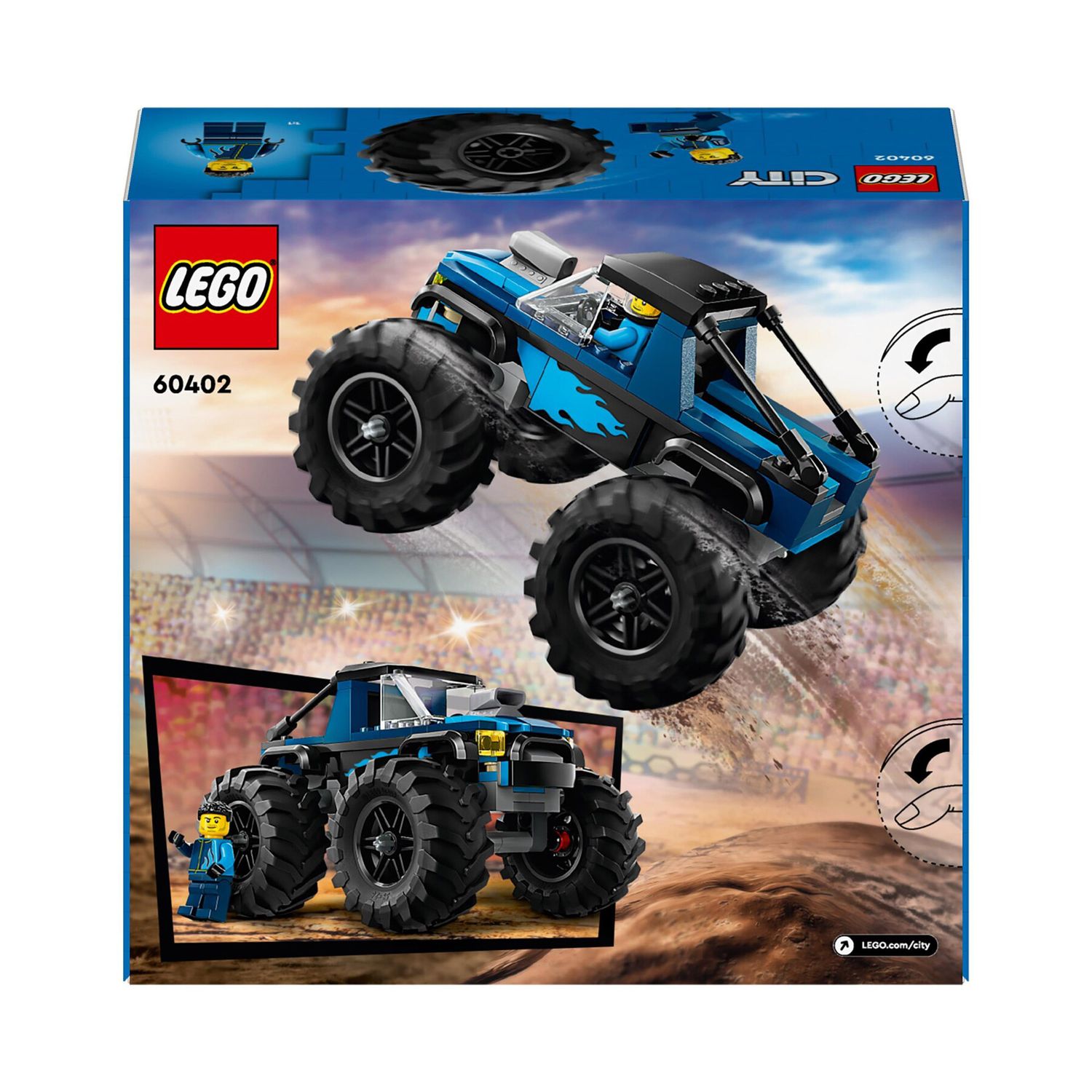 LEGO City 60402 Monster Truck Blu - LEGO