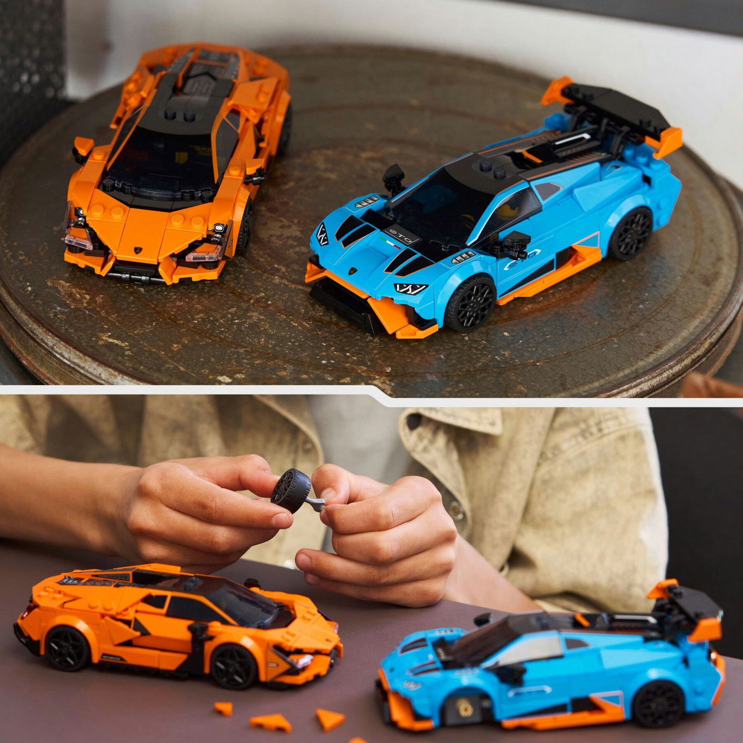 LEGO Speed Champions 77238 Lamborghini Revuelto e Huracán Sto - LEGO
