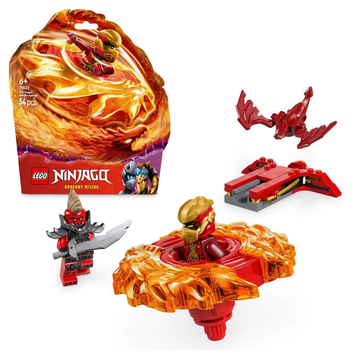 LEGO Ninjago 71823 Spinner Del Drago Spinjitzu di Kai - LEGO