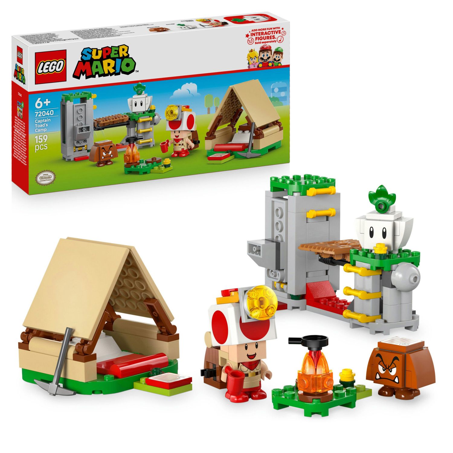 LEGO Super Mario 72040 Campeggio con Capitan Toad - LEGO, Super Mario