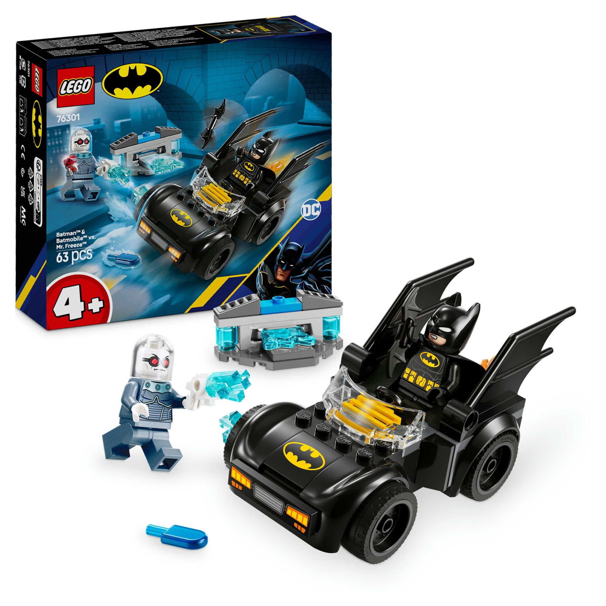LEGO DC 76301 Batman e Batmobile Contro Mr. Freeze - DC Comics, LEGO