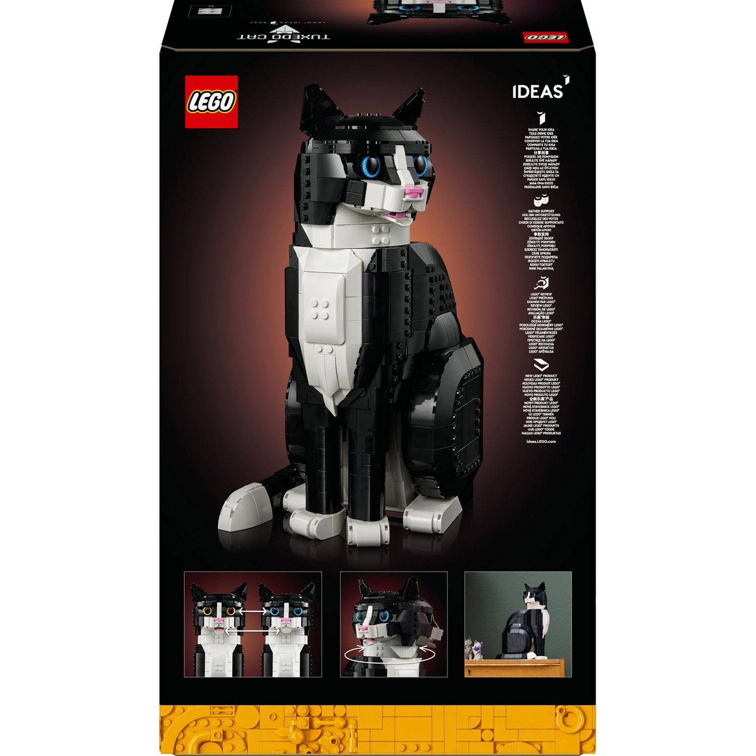 LEGO Ideas 21349 Gatto Tuxedo - LEGO