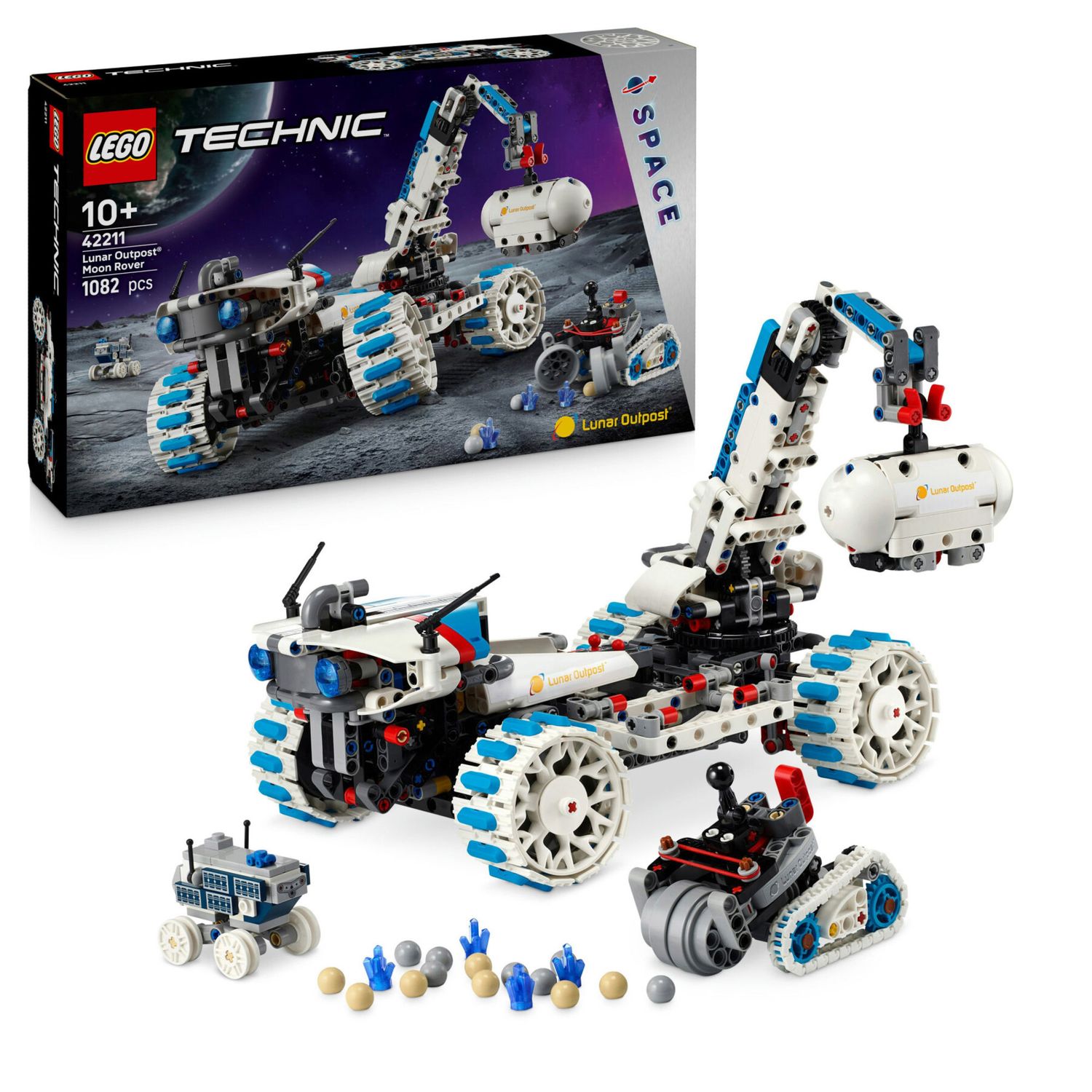 LEGO Technic 42211 Rover Lunare Lunar Outpost Interattivo - LEGO
