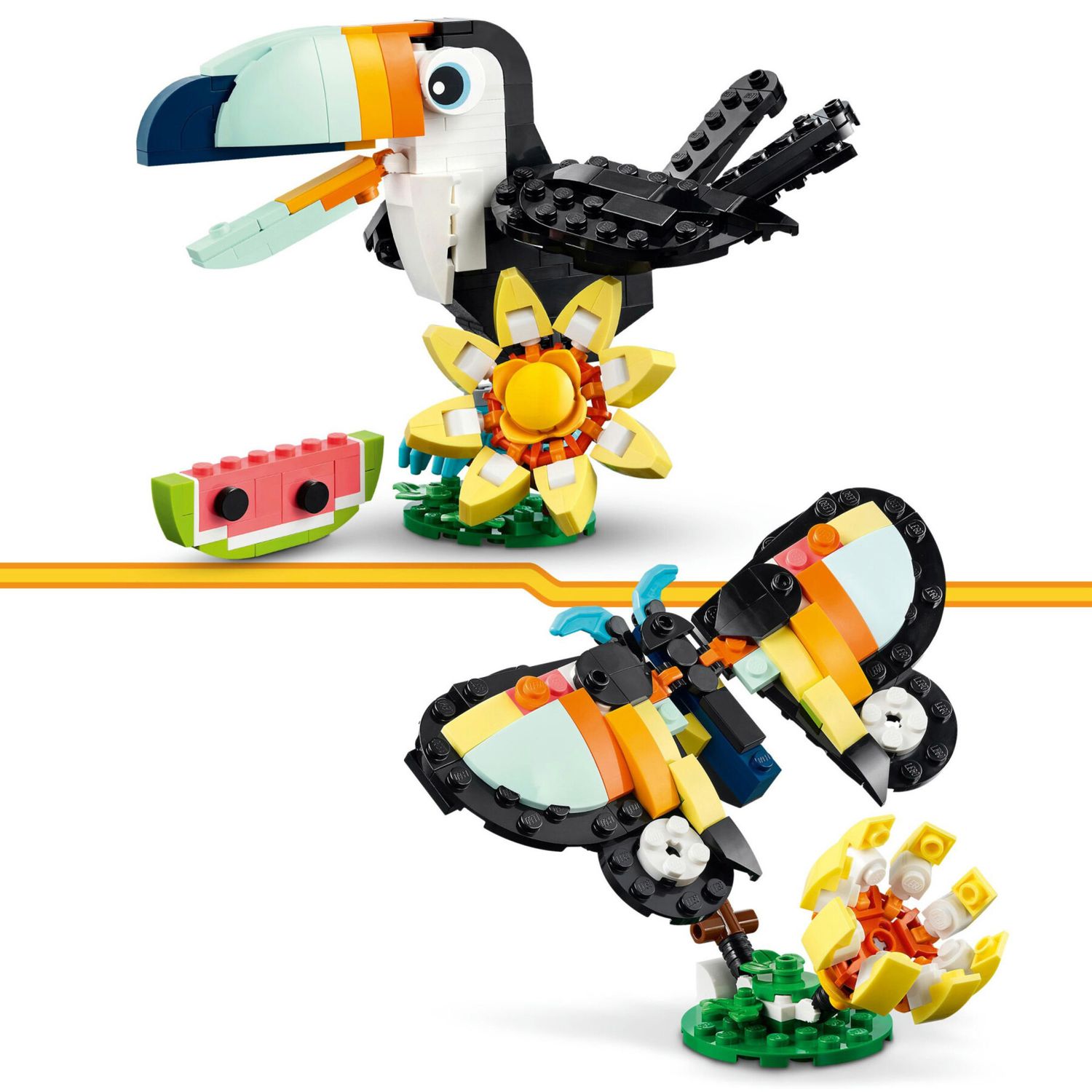 LEGO Creator 31173 Tucano Tropicale 3 in 1 Trasformabile - LEGO