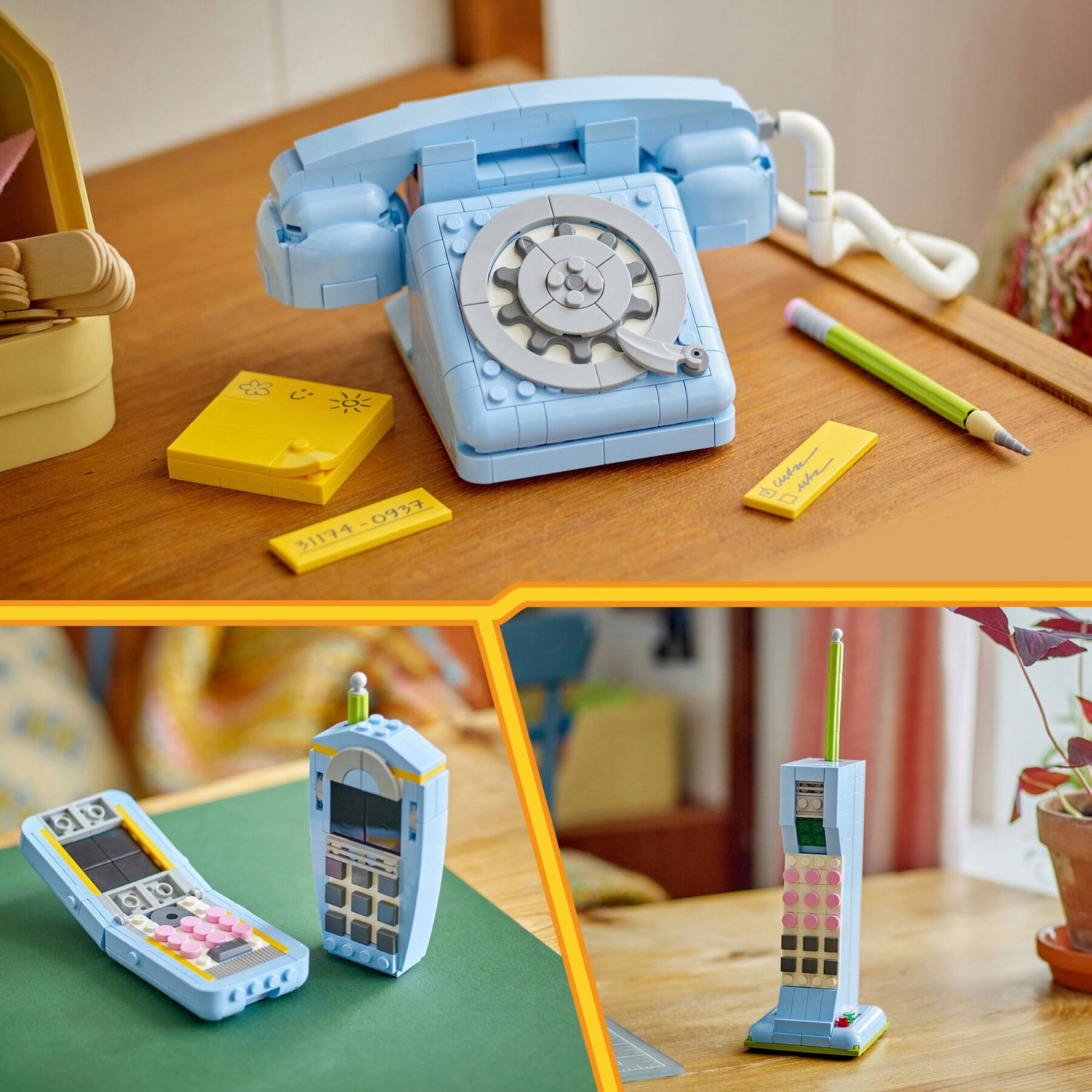 LEGO Creator 31174 Telefono Retrò 3 in 1 con Selettore Rotante - LEGO