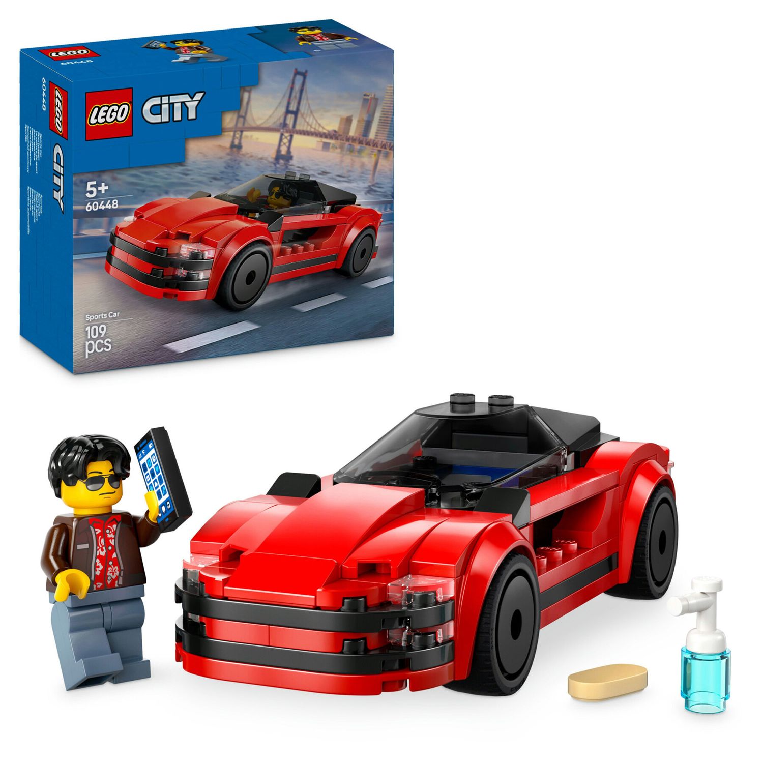 LEGO City 60448 Auto Sportiva Rossa - LEGO
