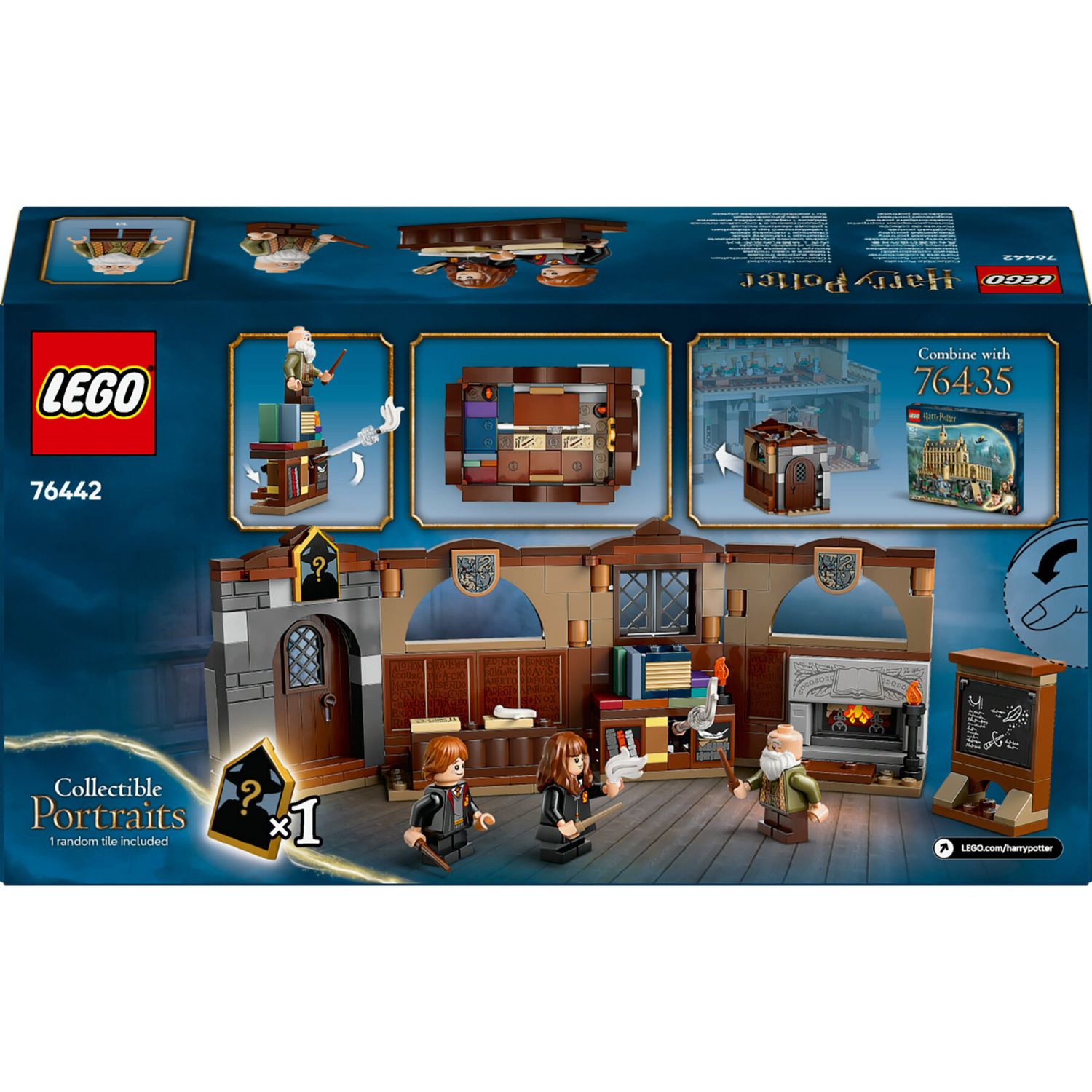 LEGO Harry Potter 76442 Lezione Incantesimi Hogwarts Set con 3 Minifigure - Harry Potter, LEGO