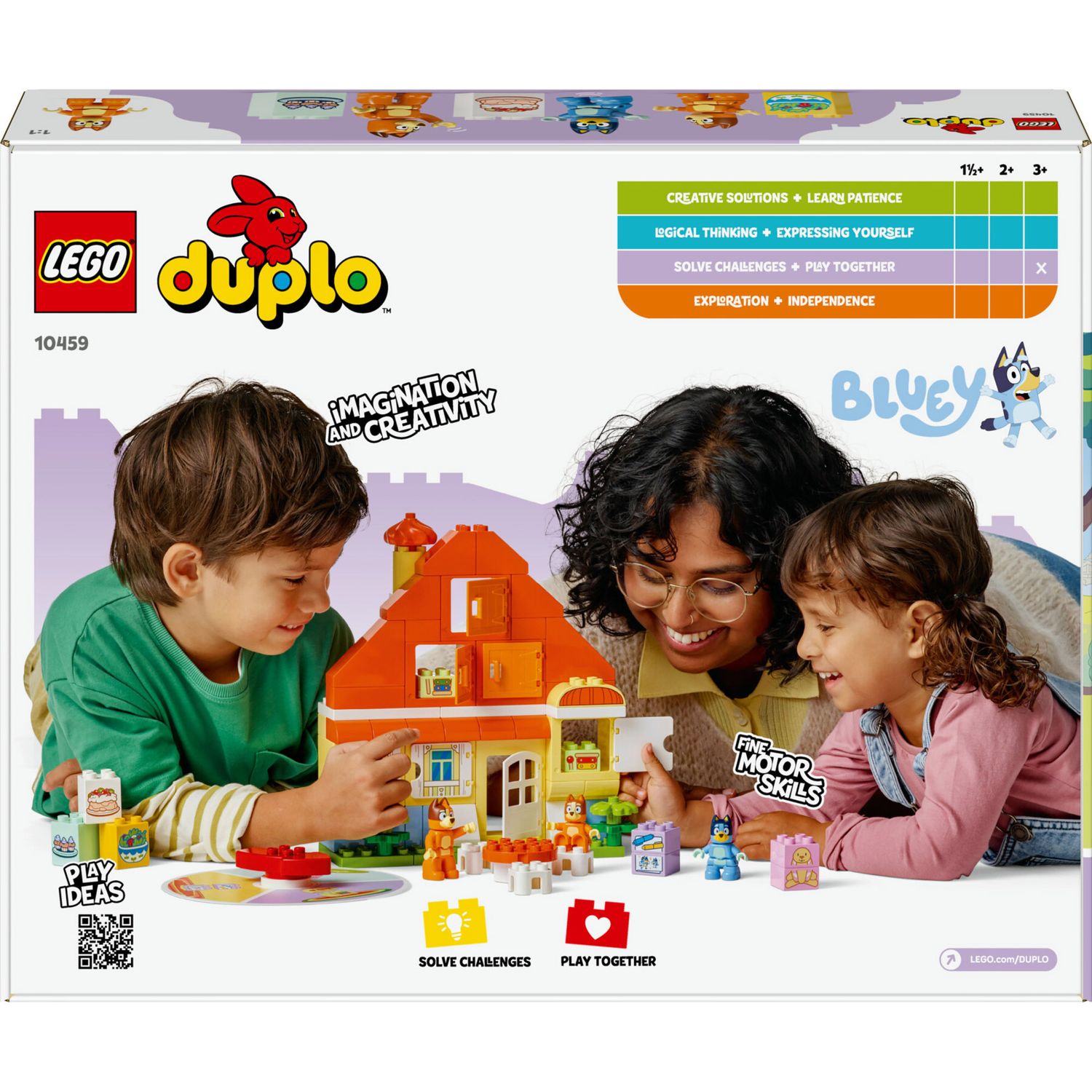 LEGO 10459 Duplo Casa Bluey con Gioco Memoria e Tabellone - LEGO