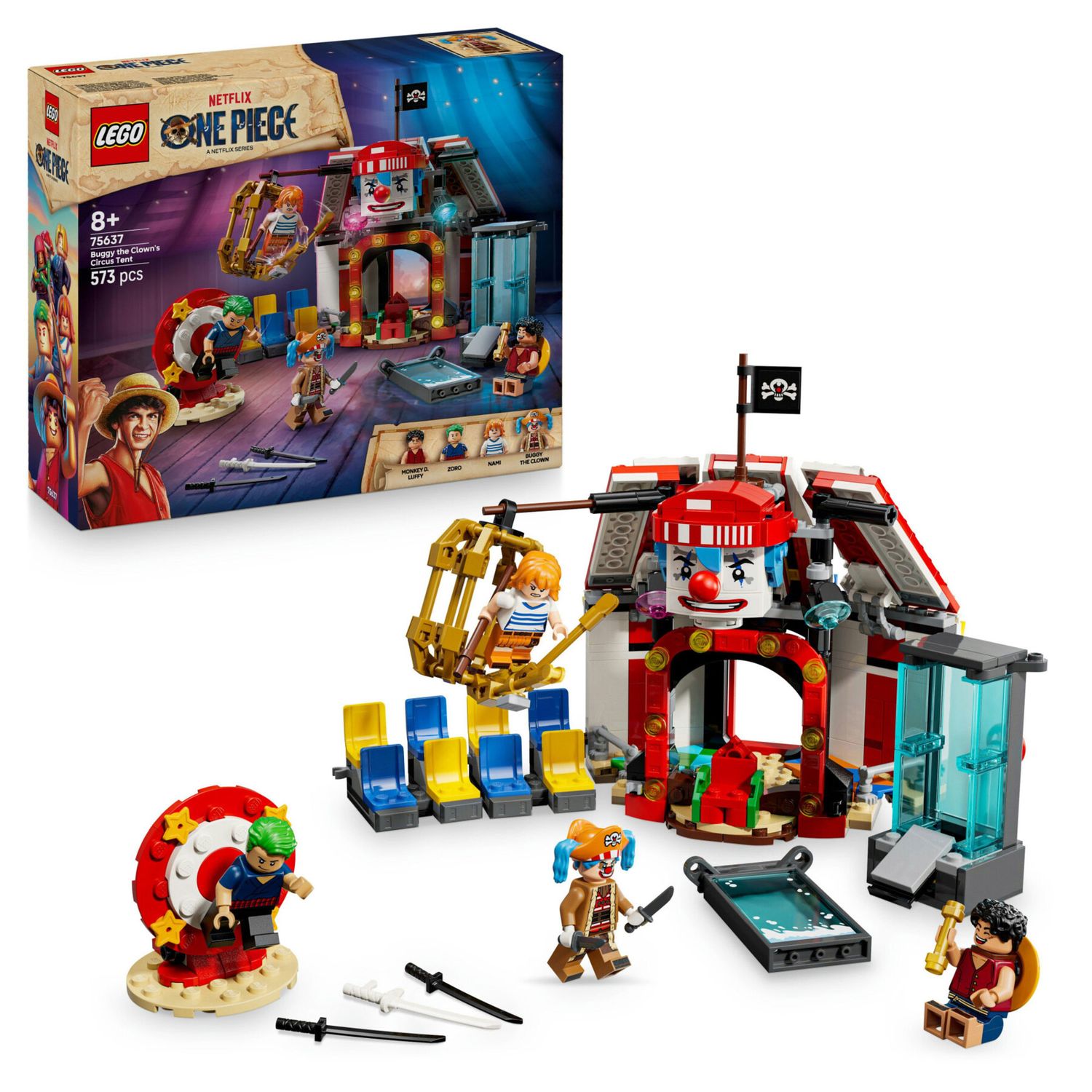 LEGO One Piece 75637 La Tenda Del Circo di Bagy Il Clown - One Piece, LEGO