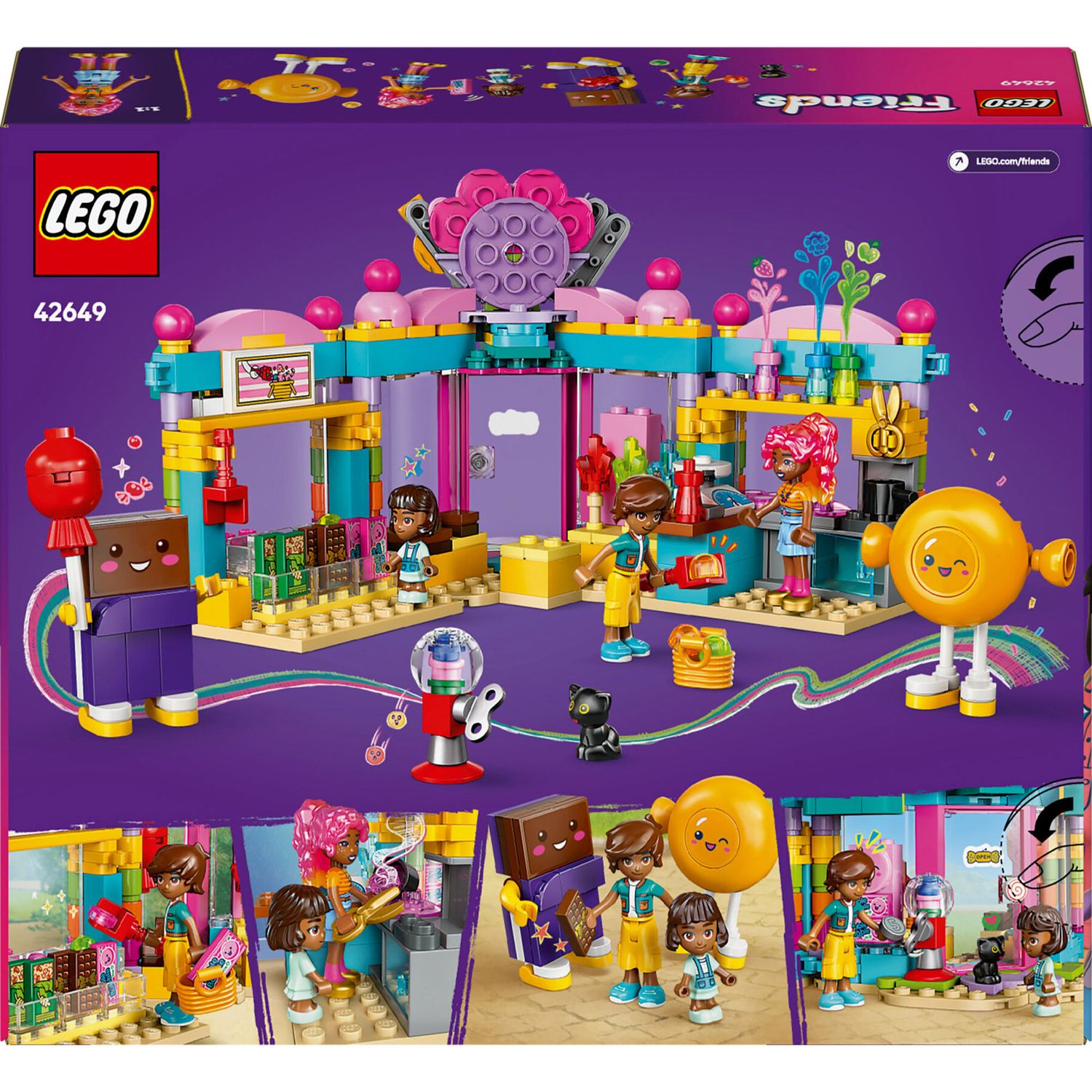 LEGO Friends 42649 Negozio di Dolciumi di Heartlake City - LEGO