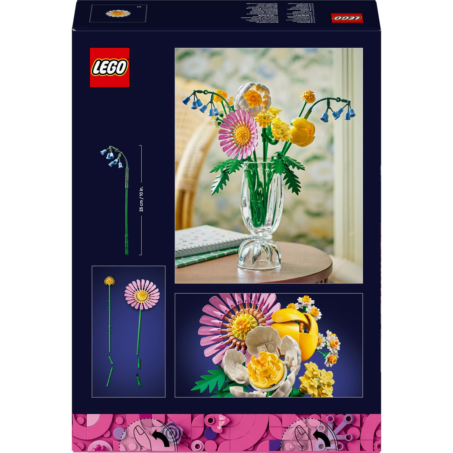 LEGO Icons Botanical Bouquet di Fiori Estivi 10347 - LEGO