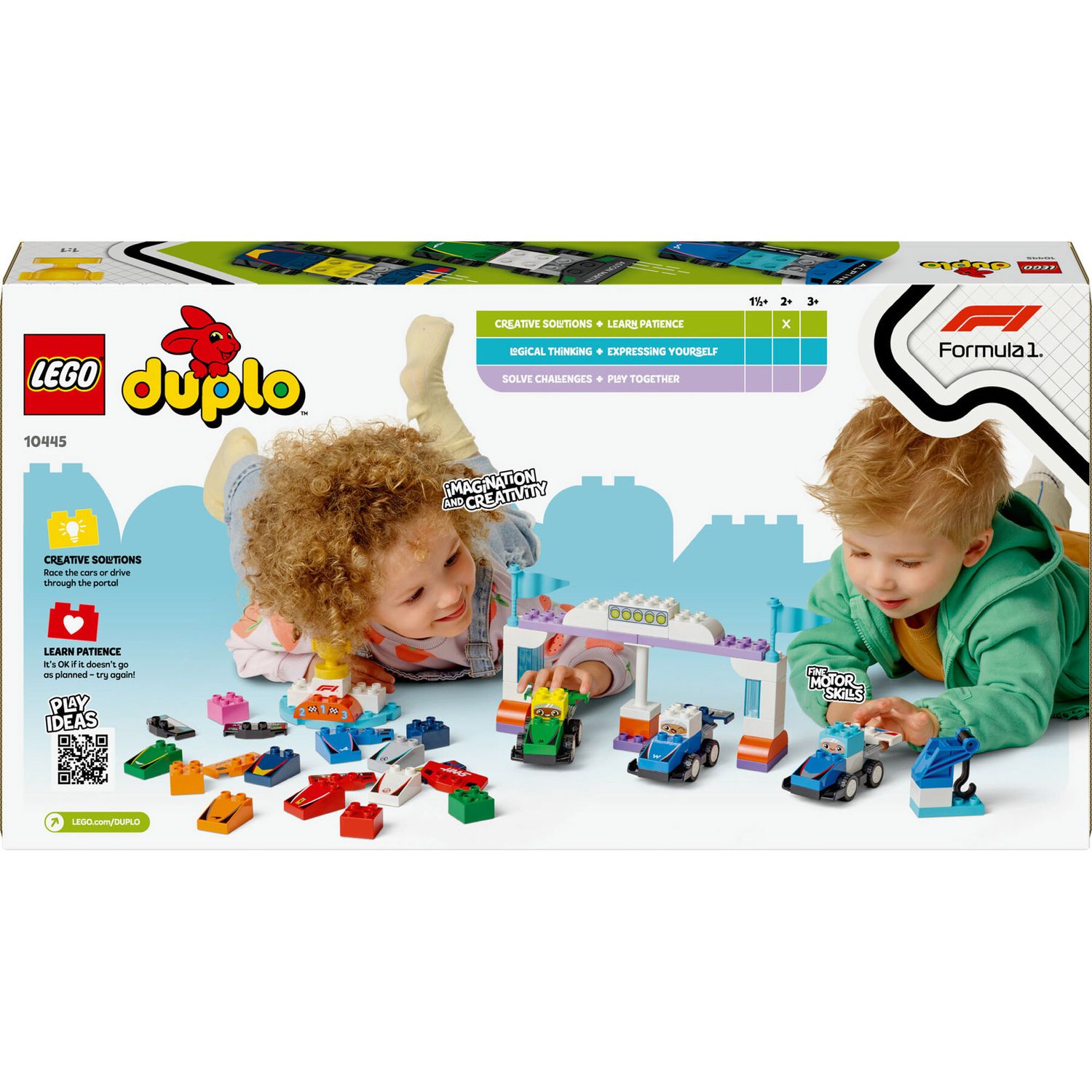 LEGO Duplo 10445 Auto Da Corsa e Piloti Team F1 - LEGO