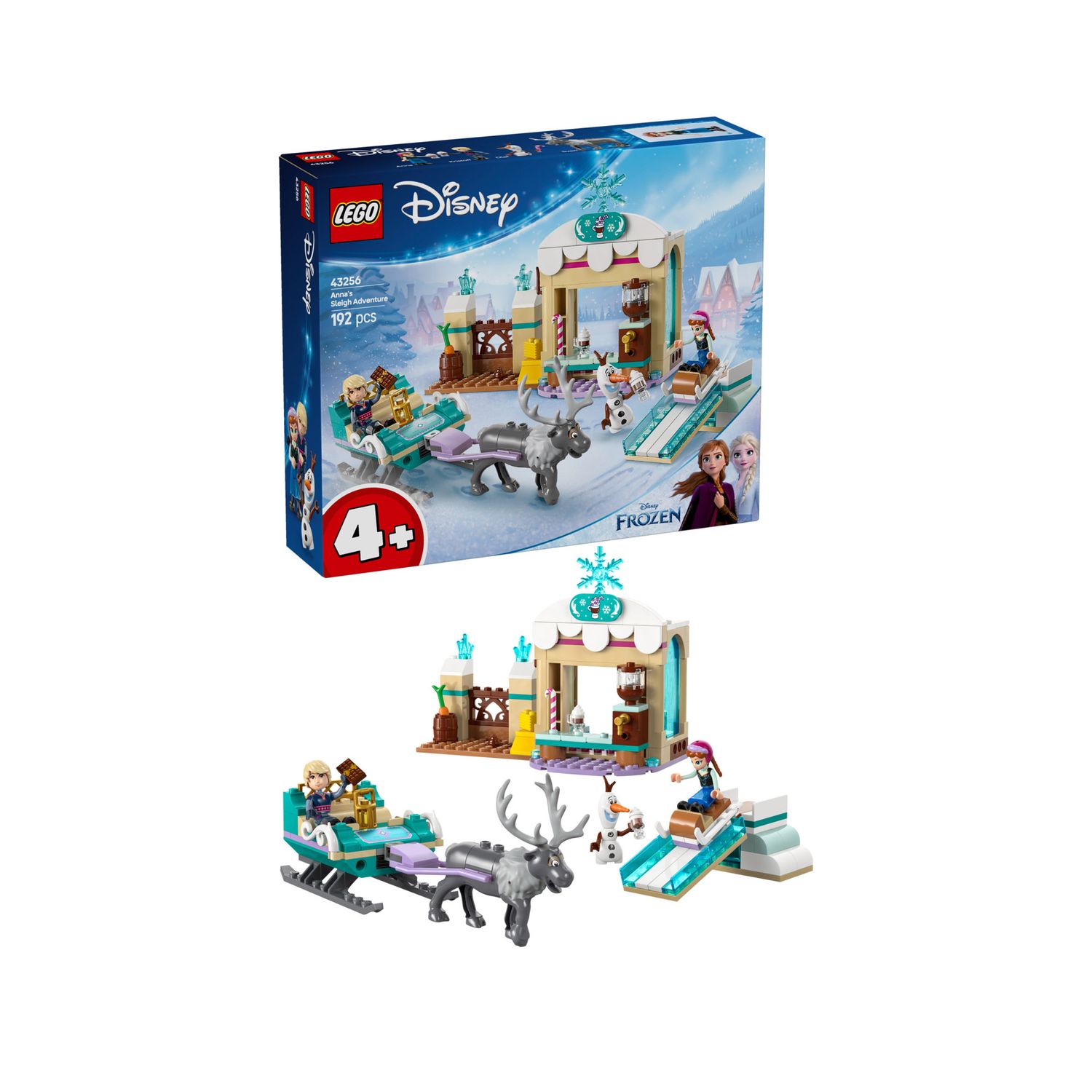 LEGO Disney Frozen 43256 Slitta di Anna Frozen, Gioco Da Costruire - Disney, LEGO