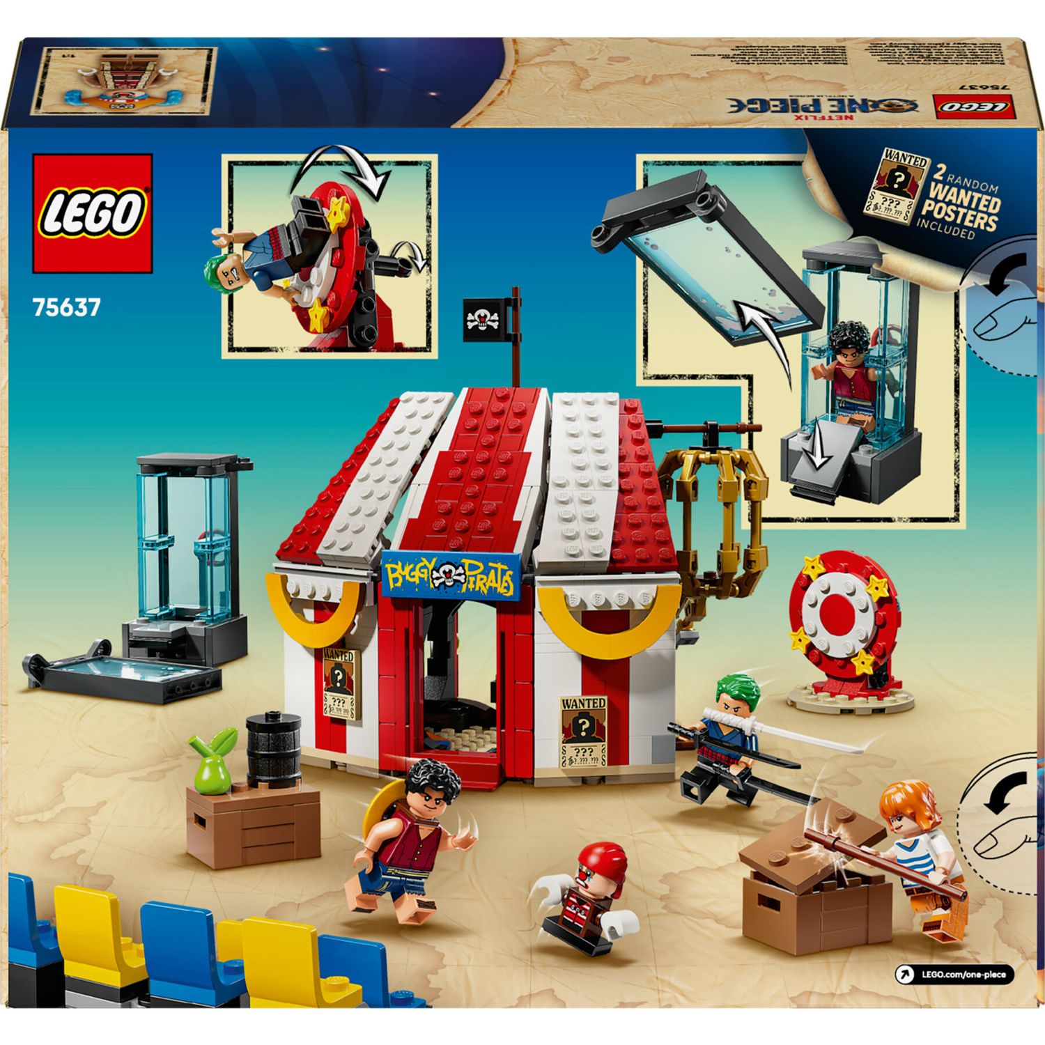 LEGO One Piece 75637 La Tenda Del Circo di Bagy Il Clown - One Piece, LEGO