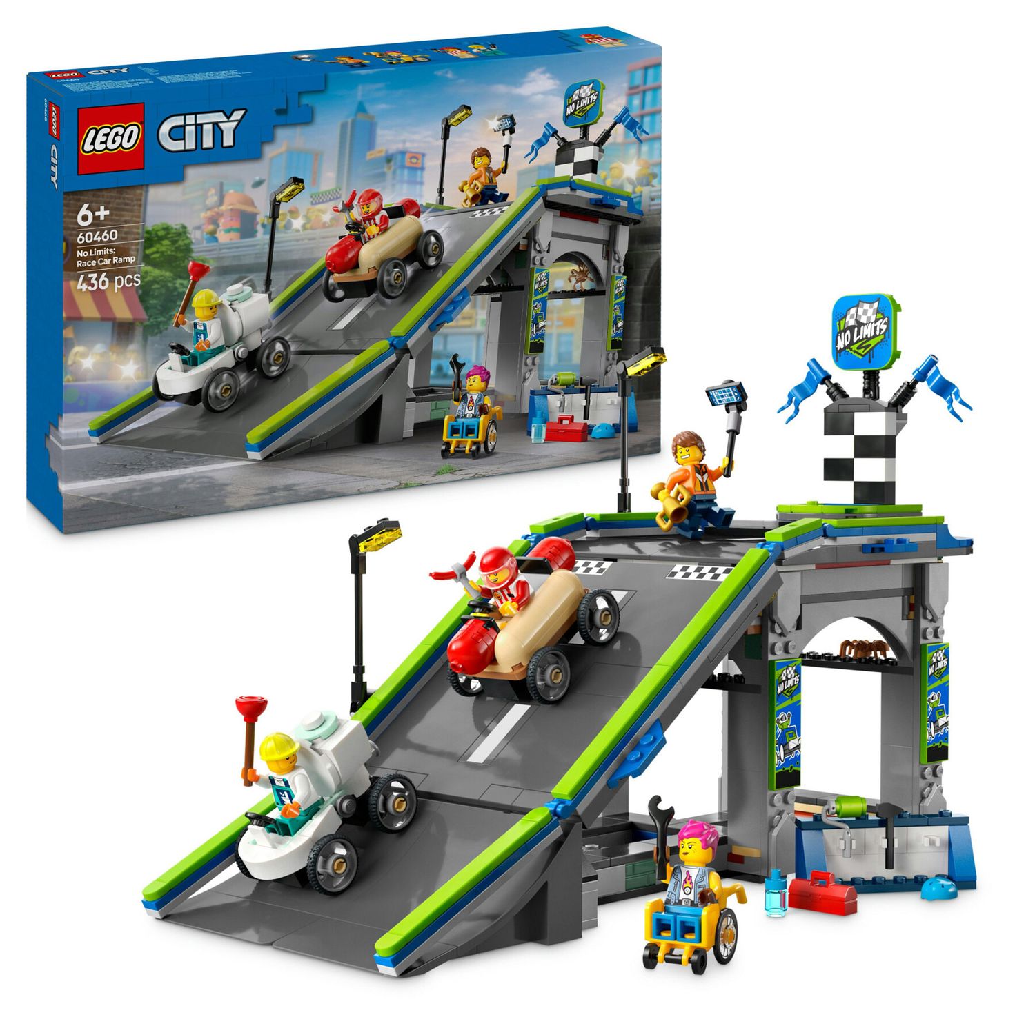 LEGO City 60460 Nessun Limite: Gara Sulla Pista A Rampe - LEGO