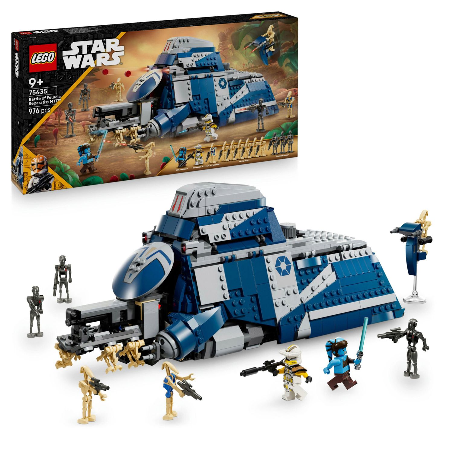 LEGO Star Wars 75435 Mtt Separatista con Droide e Speeder - LEGO, Star Wars
