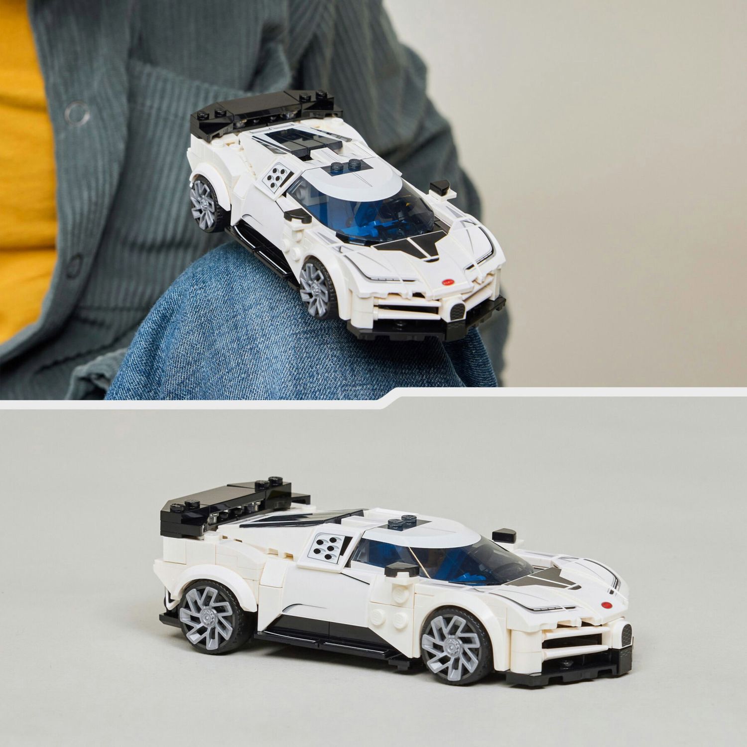 LEGO Speed Champions 77240 Bugatti Centodieci con Minifigure - LEGO